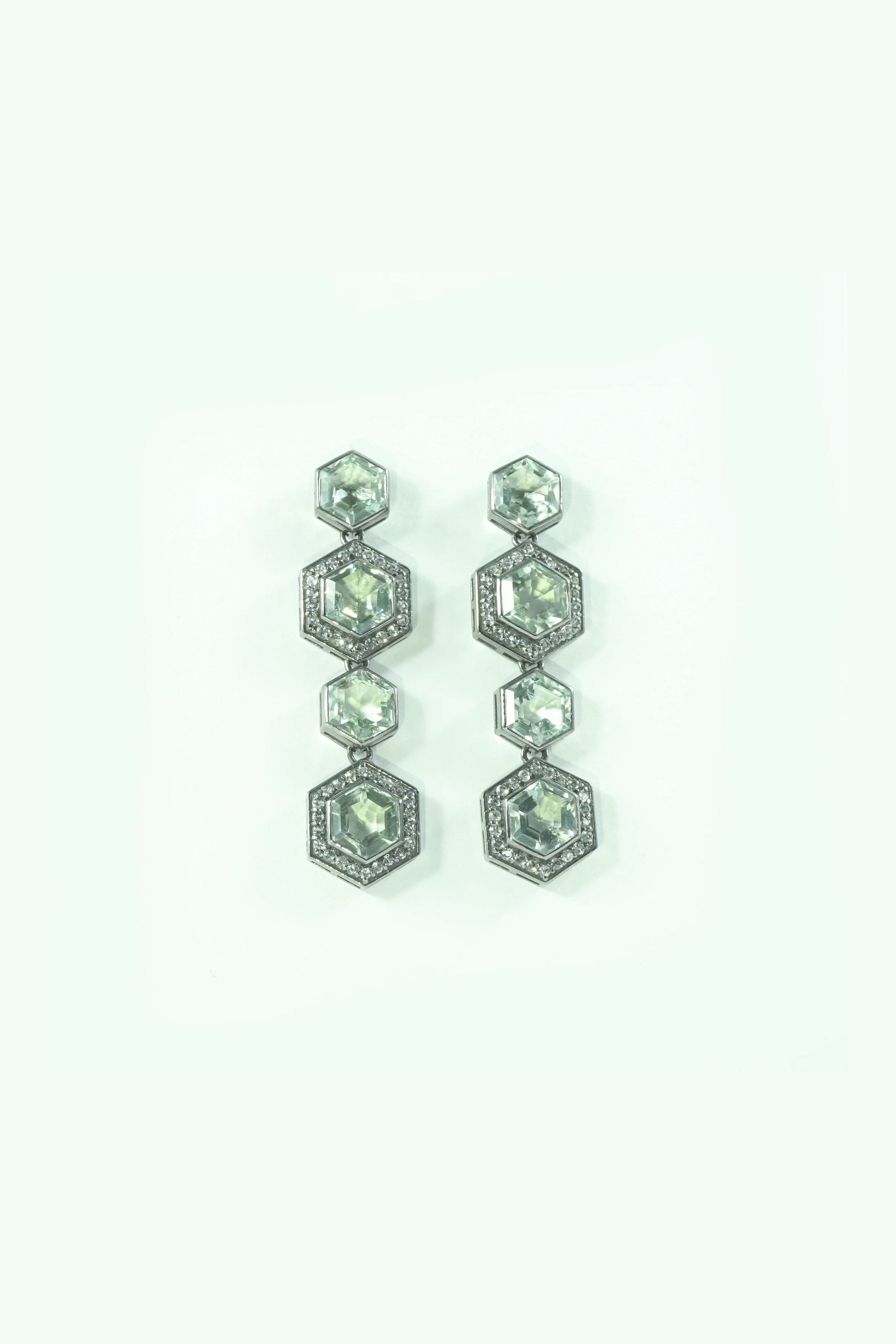 Hexagon Earrings