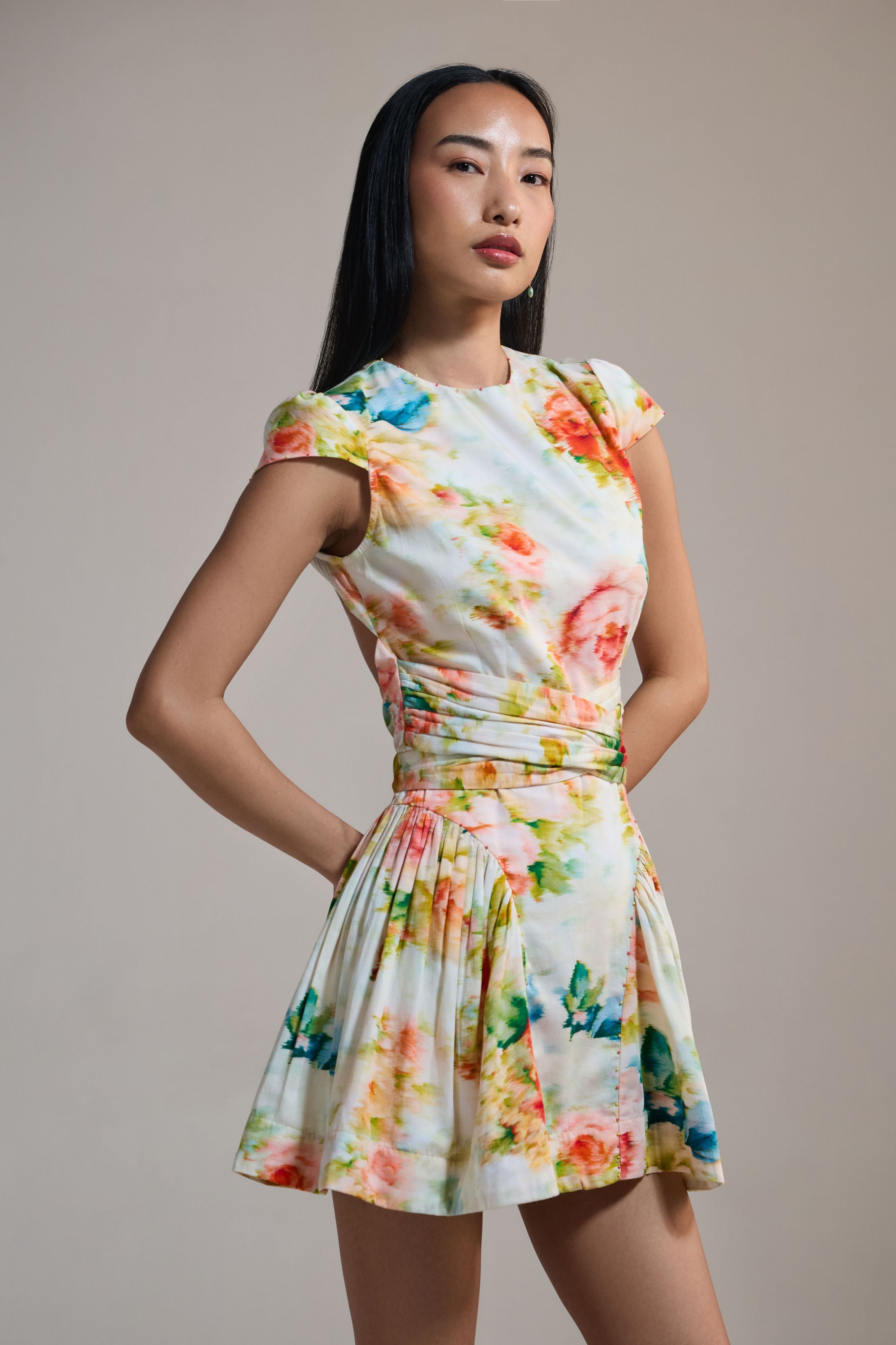 Petal Rush Mini Dress