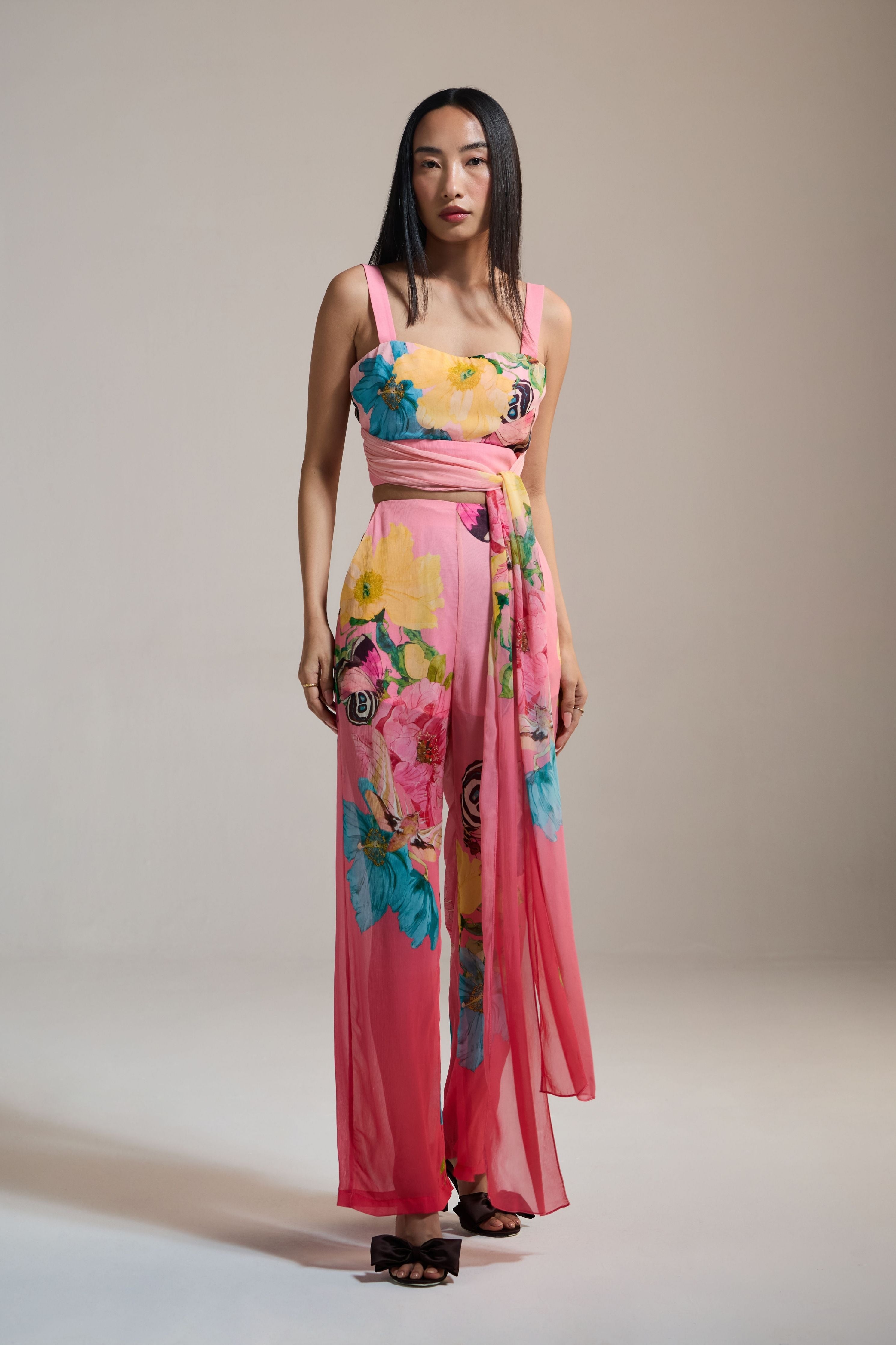 Tropical Bloom Bustier
