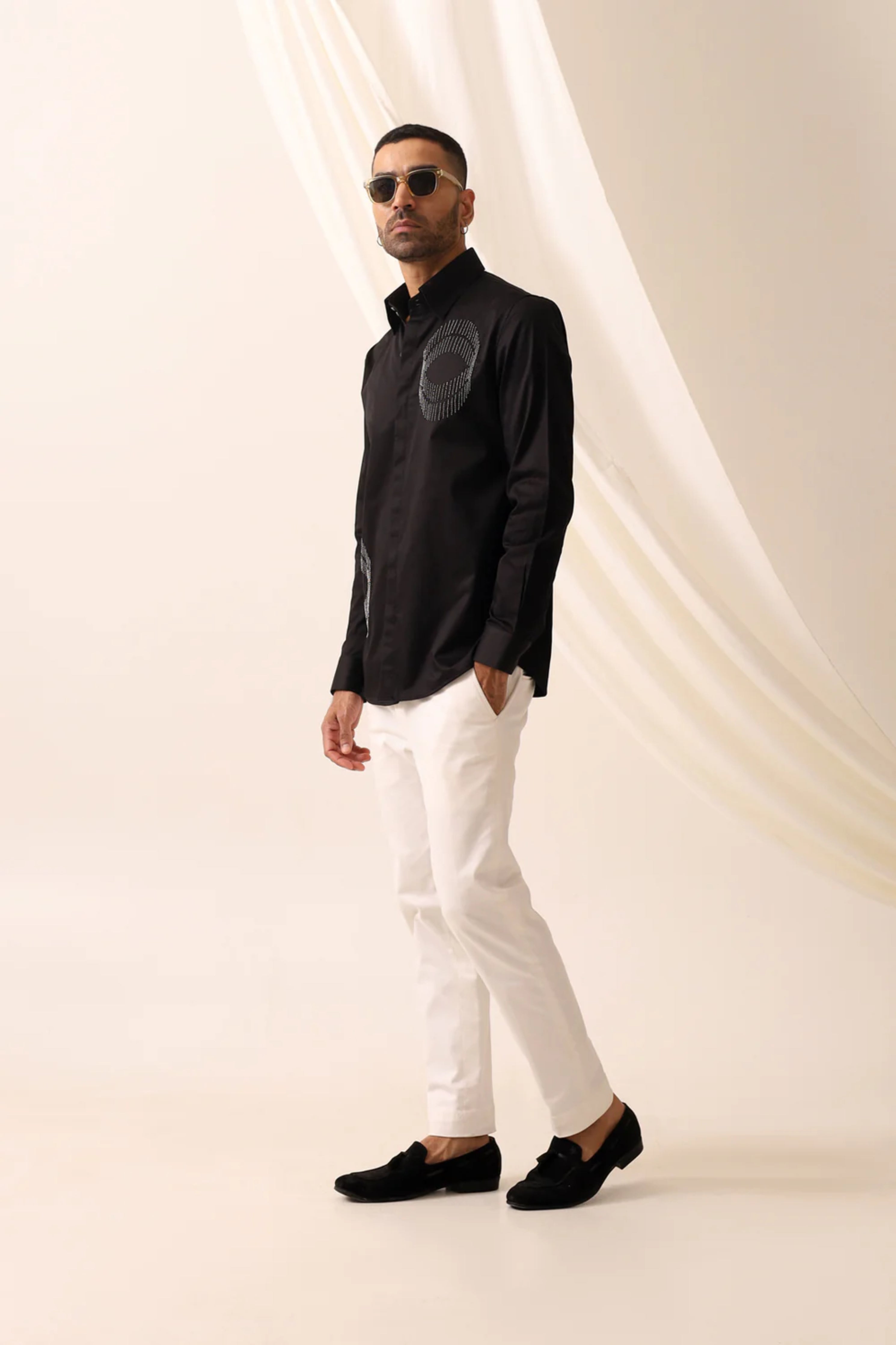Diffused Black Shirt