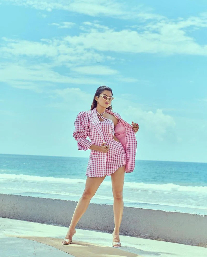 RASHMIKA MANDANA IN ZALE JACKET
