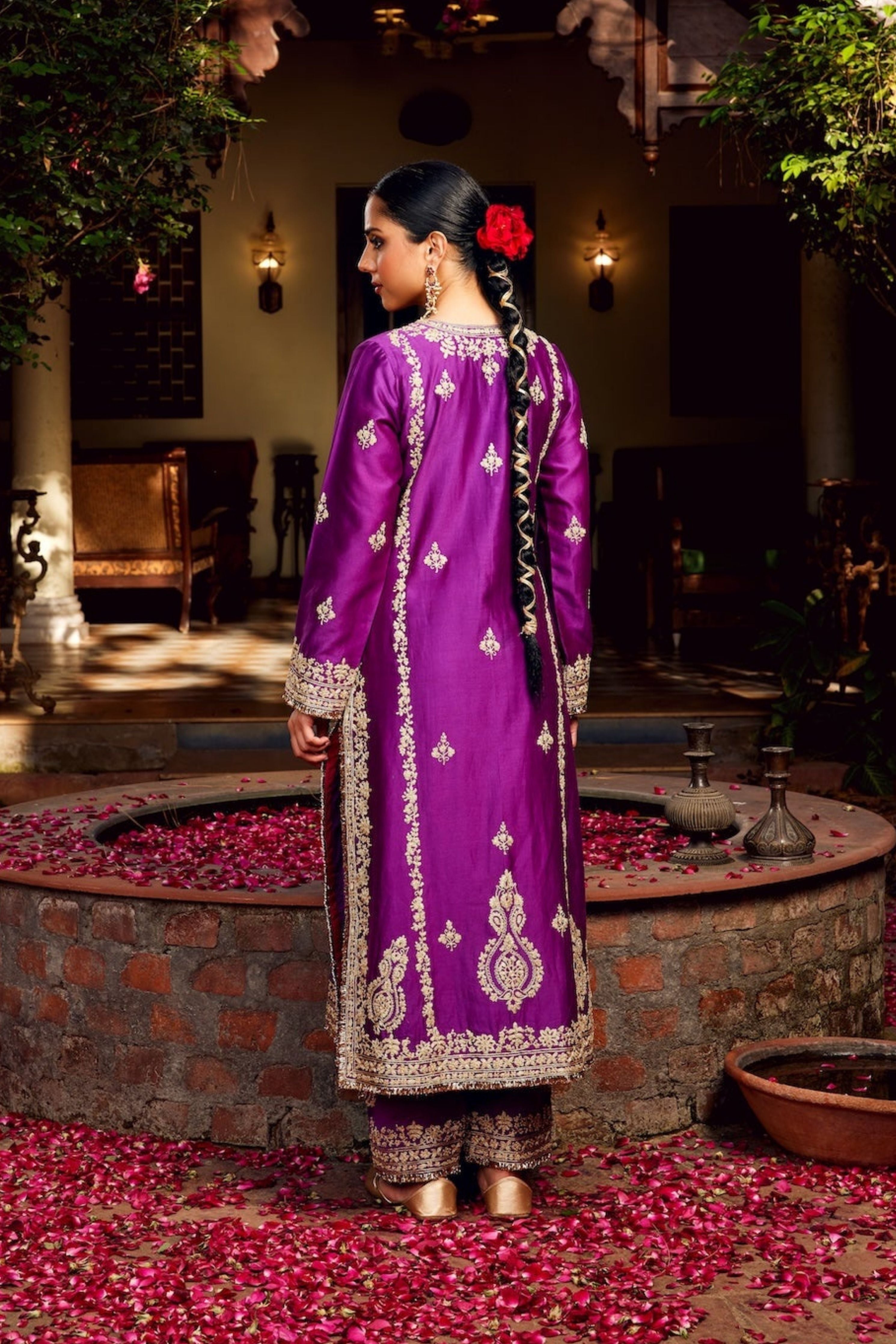 Purple Inayat Kurta Set