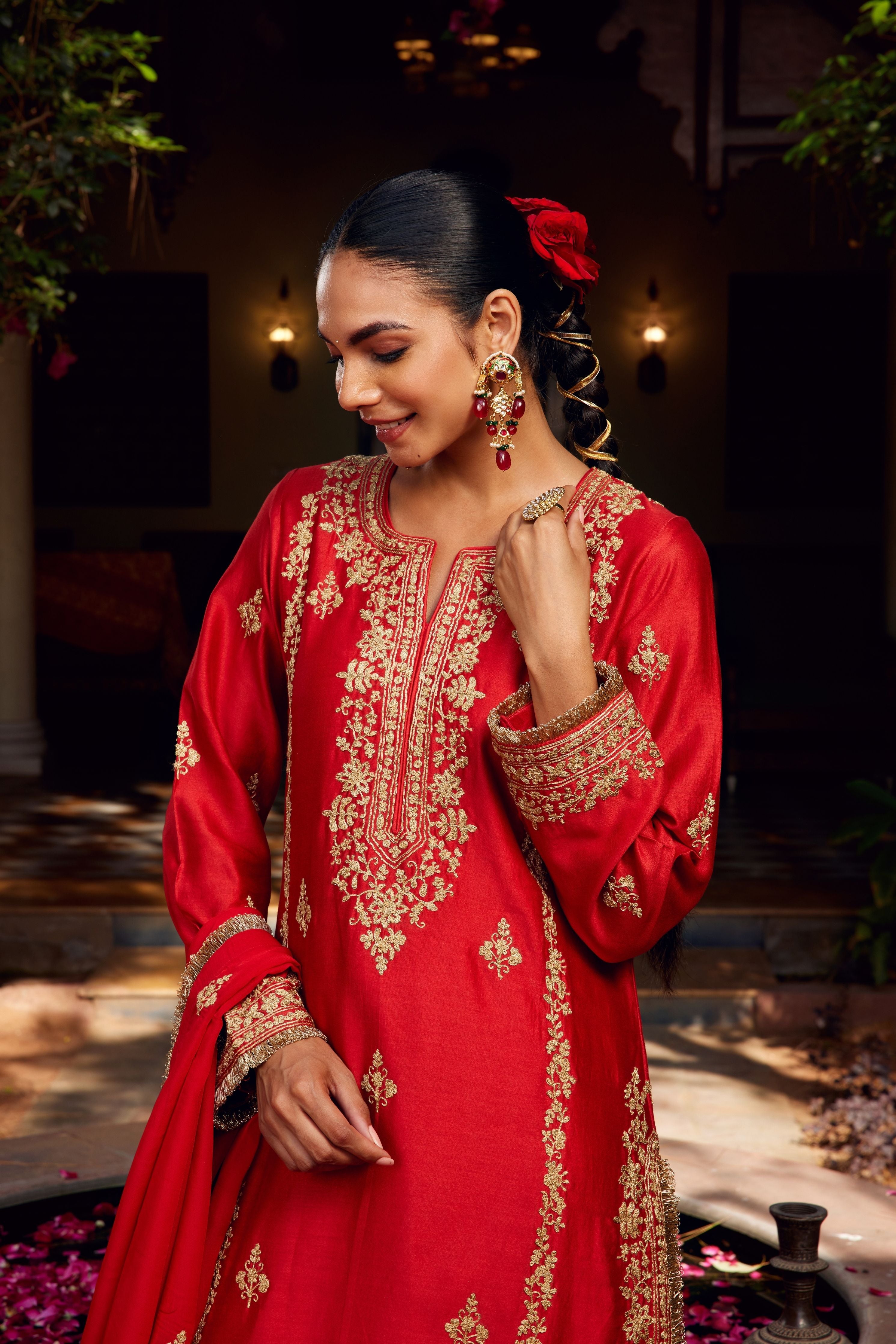 Sindoori Inayat Kurta Set