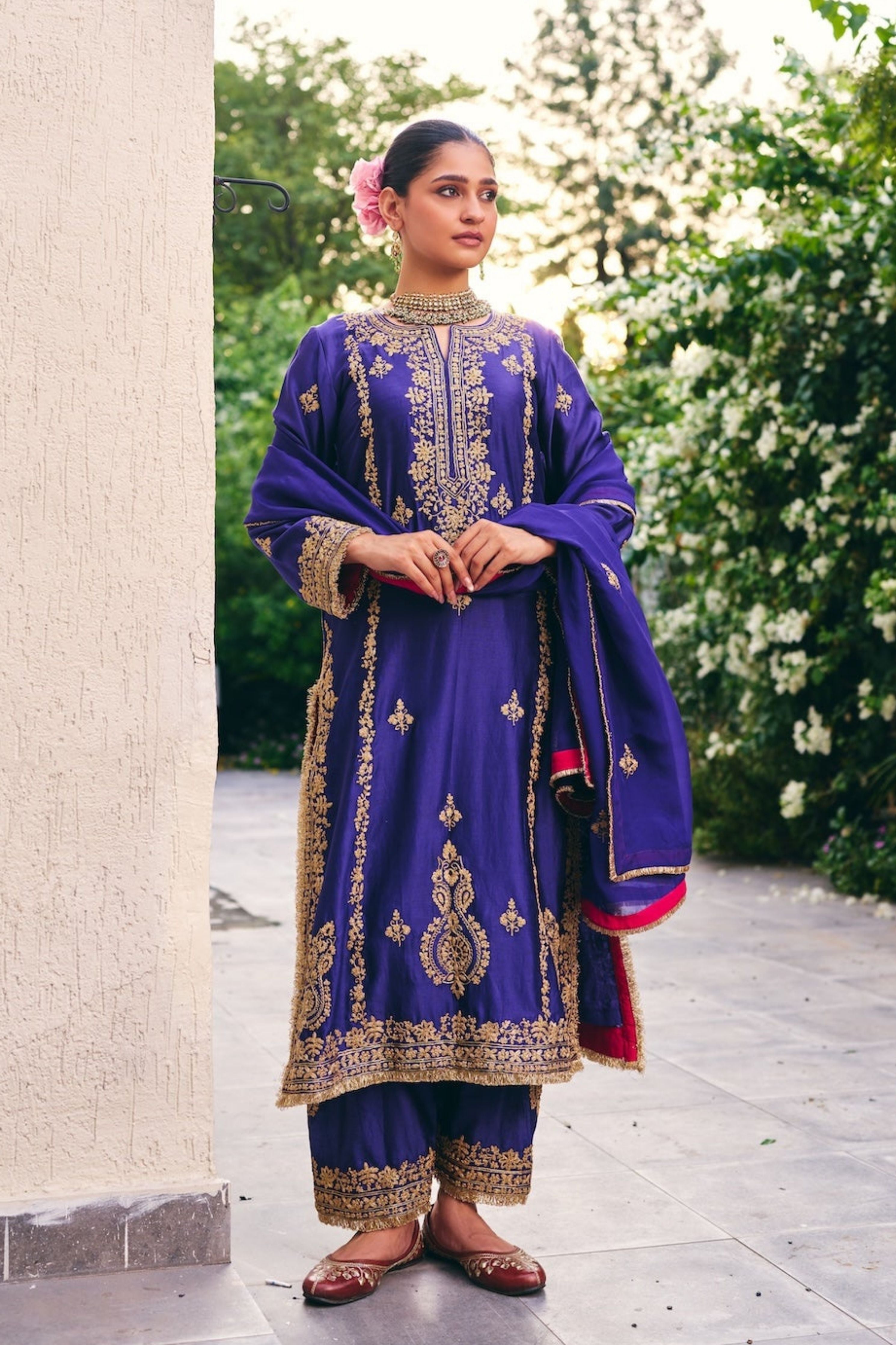 Blue Inayat Kurta Set