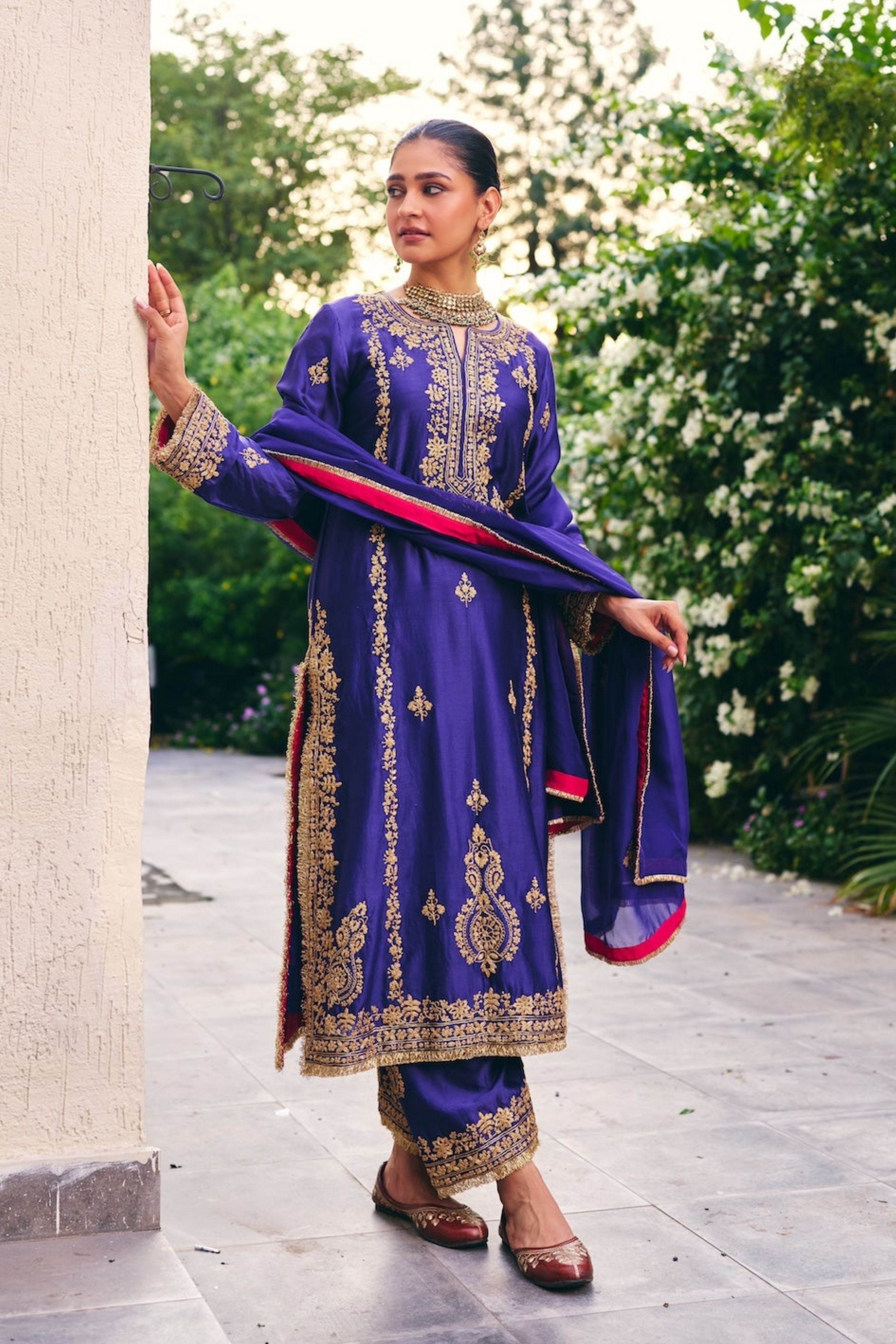 Blue Inayat Kurta Set