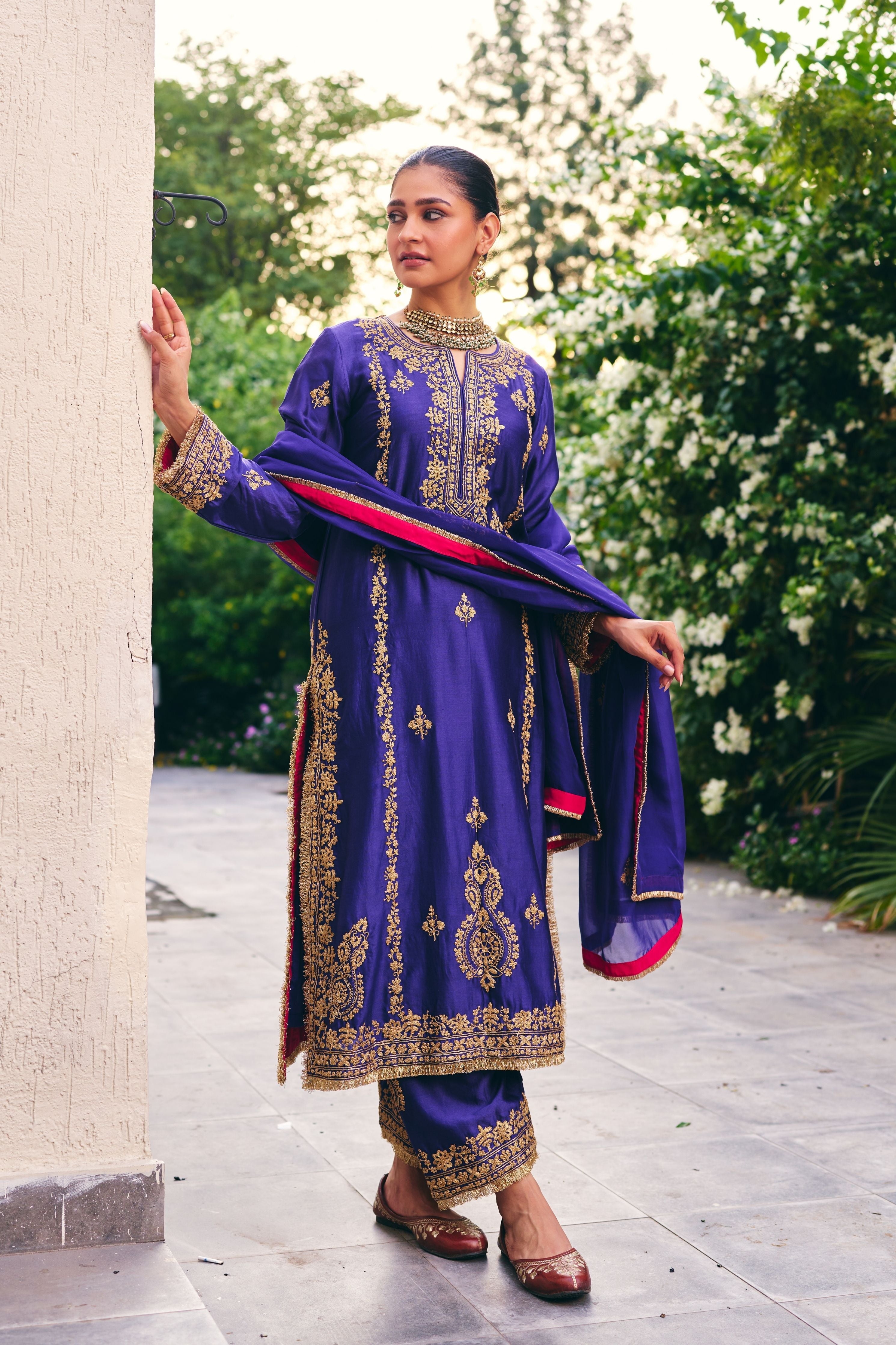 Blue Inayat Kurta Set