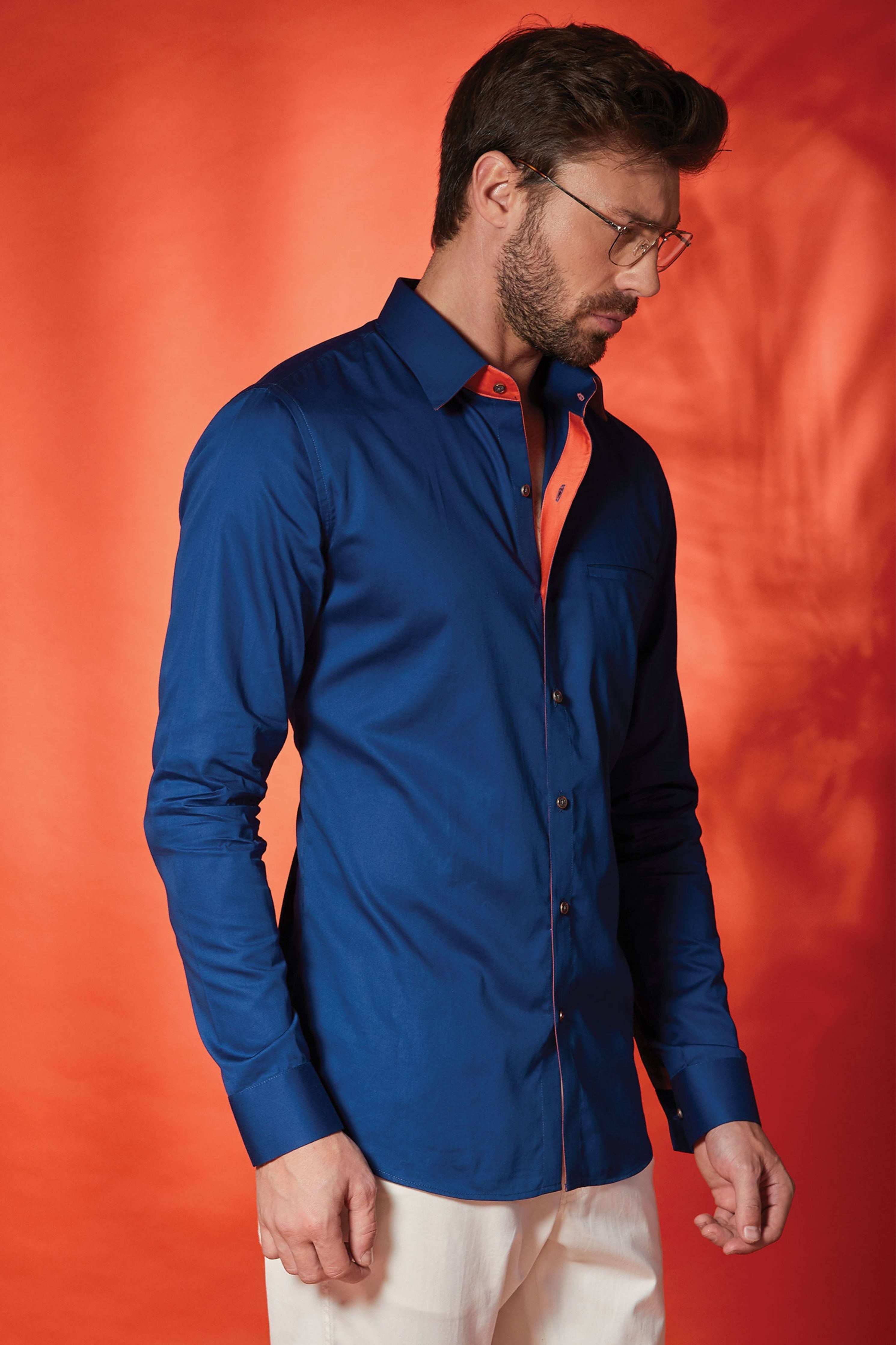 Indigo Blue Shirt