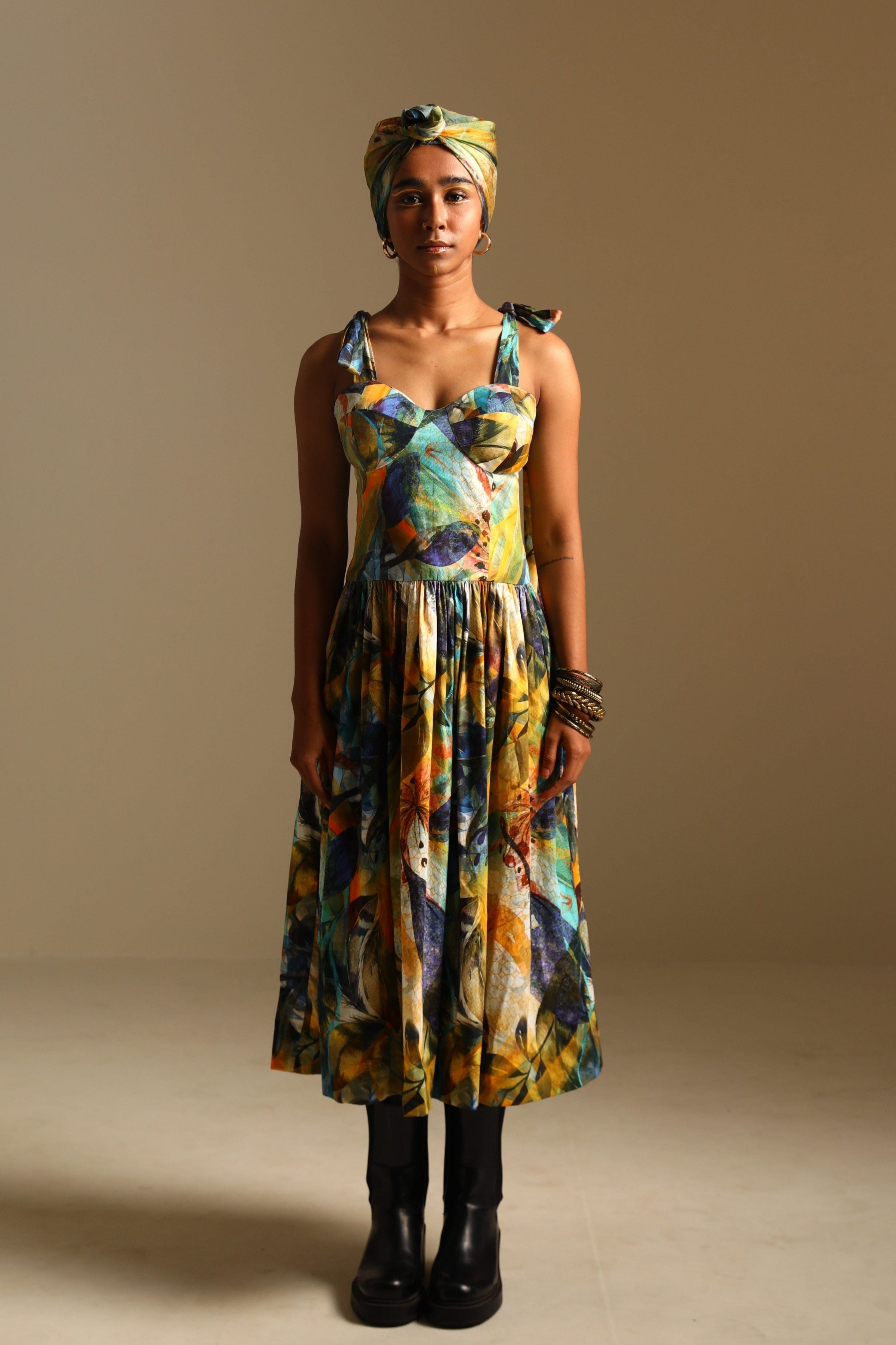 Sunset Serenade Corset Dress