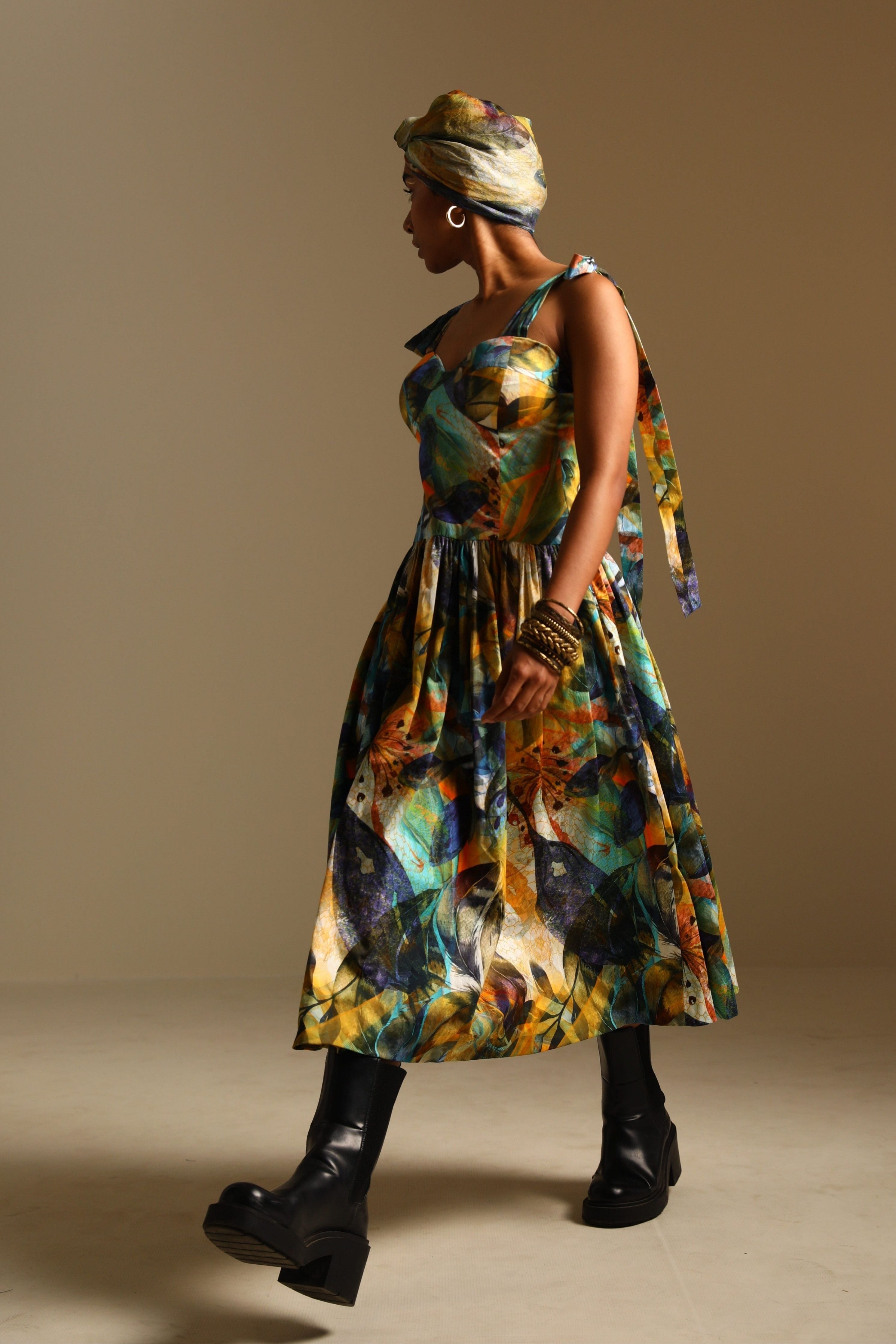 Sunset Serenade Corset Dress