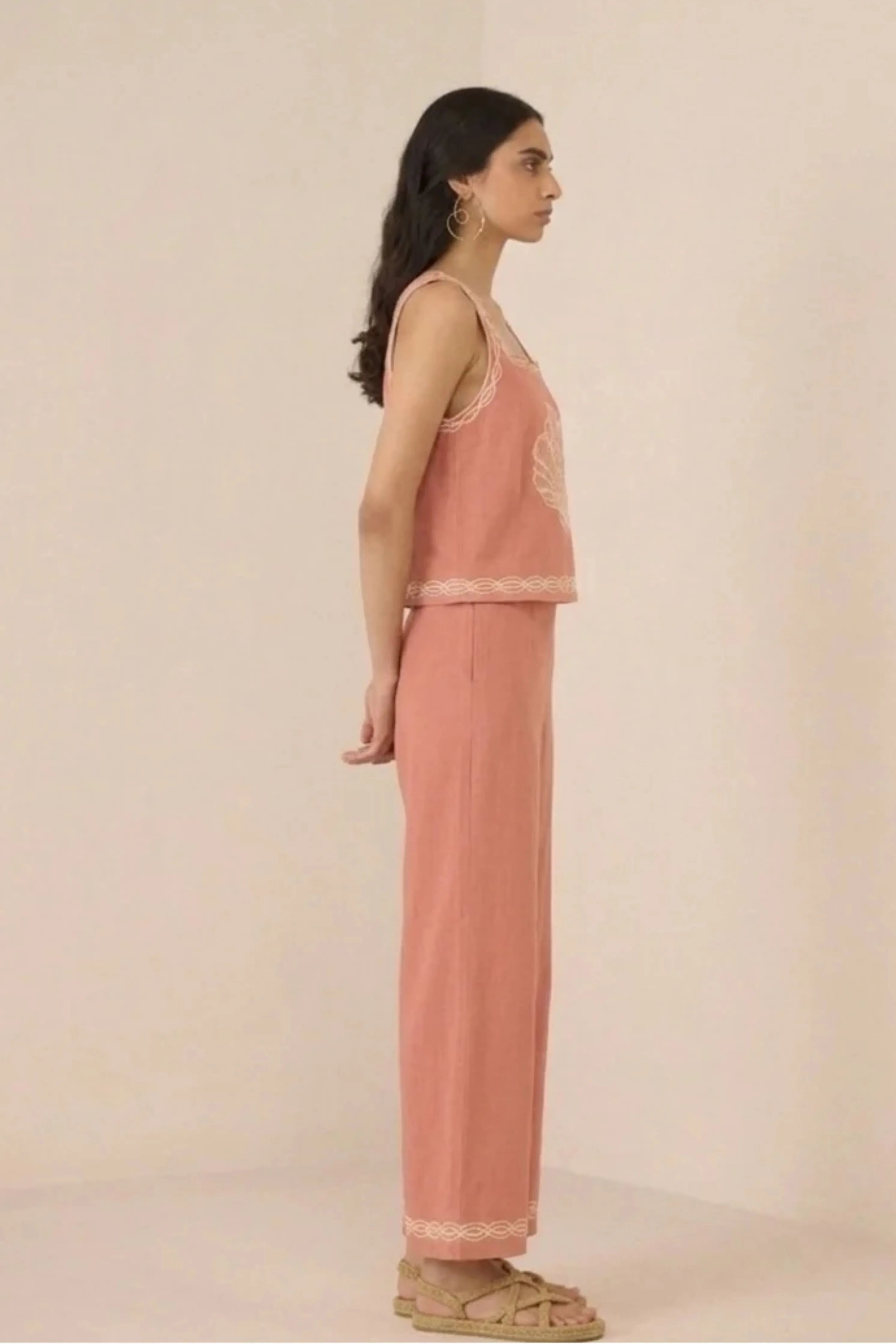 Jill Coral Pink Co-Ord Set