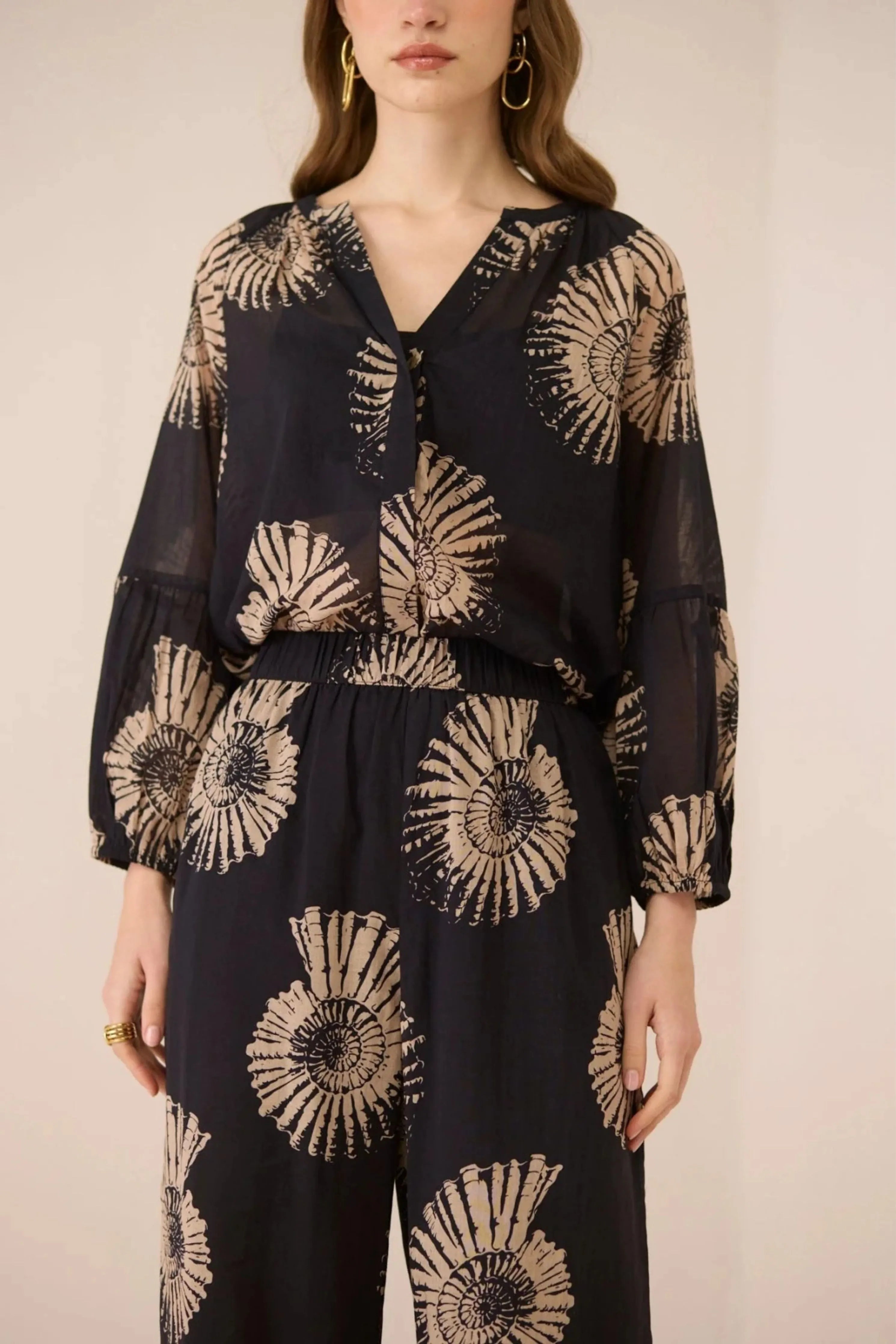 Chelsea Nautilus Black Co-Ord Set