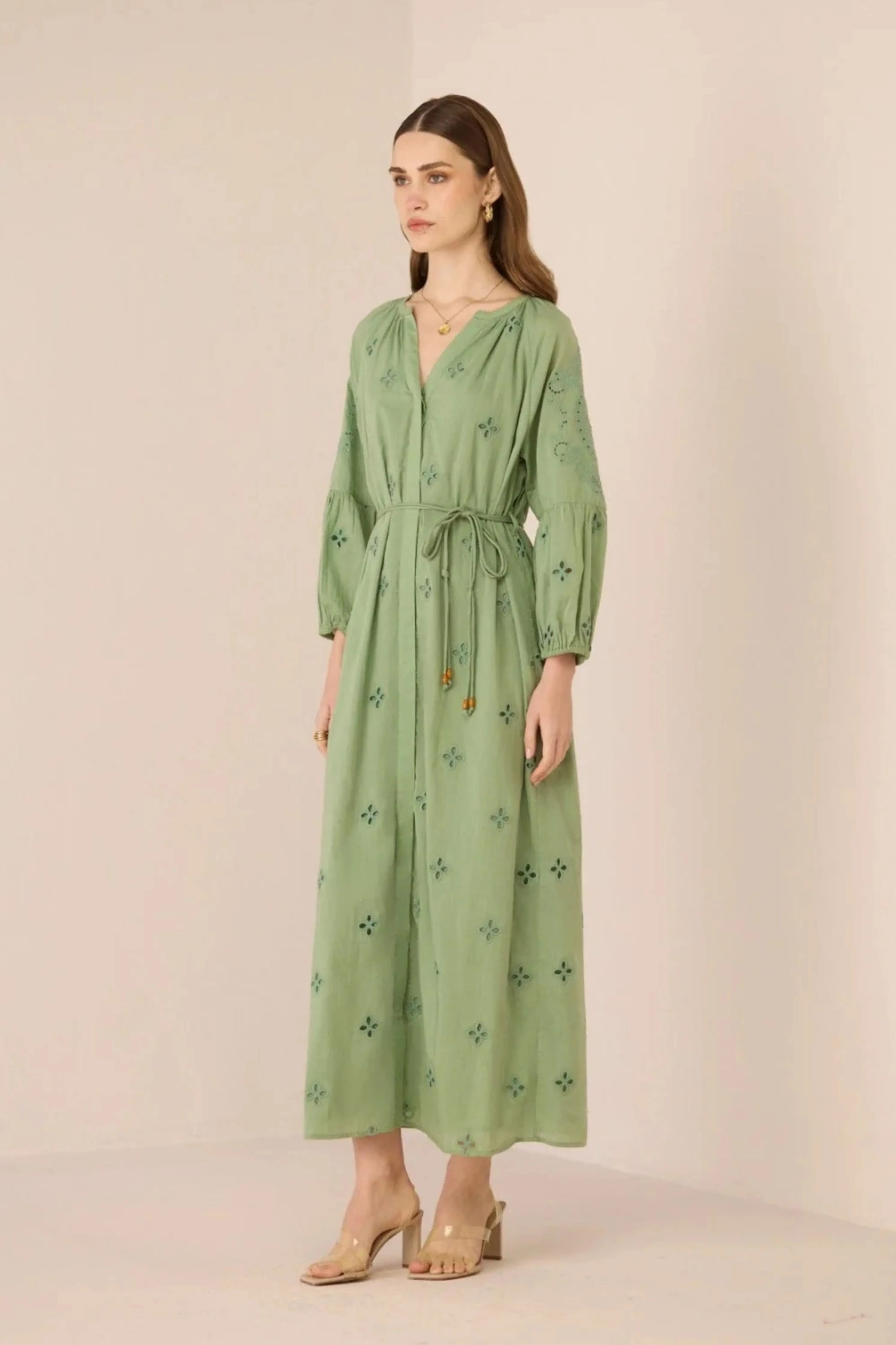 Piper Green Maxi Dress