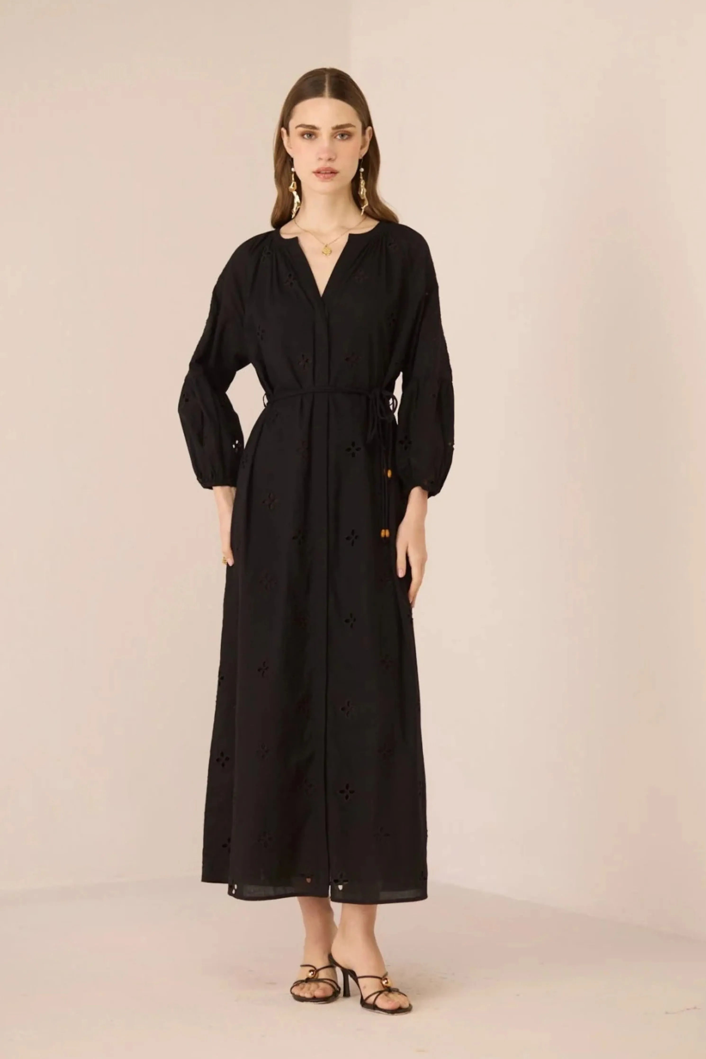 Piper Black Maxi Dress