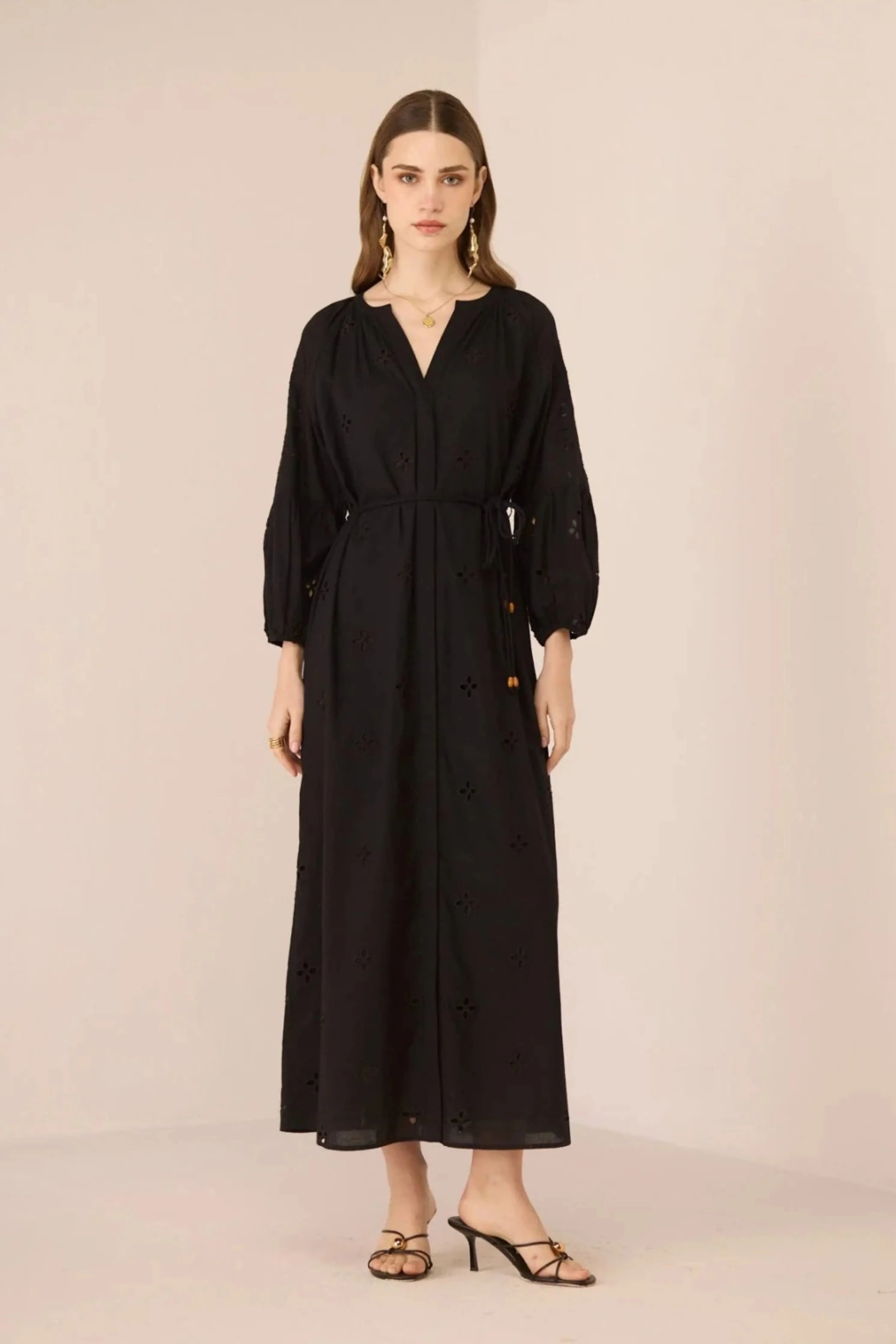 Piper Black Maxi Dress