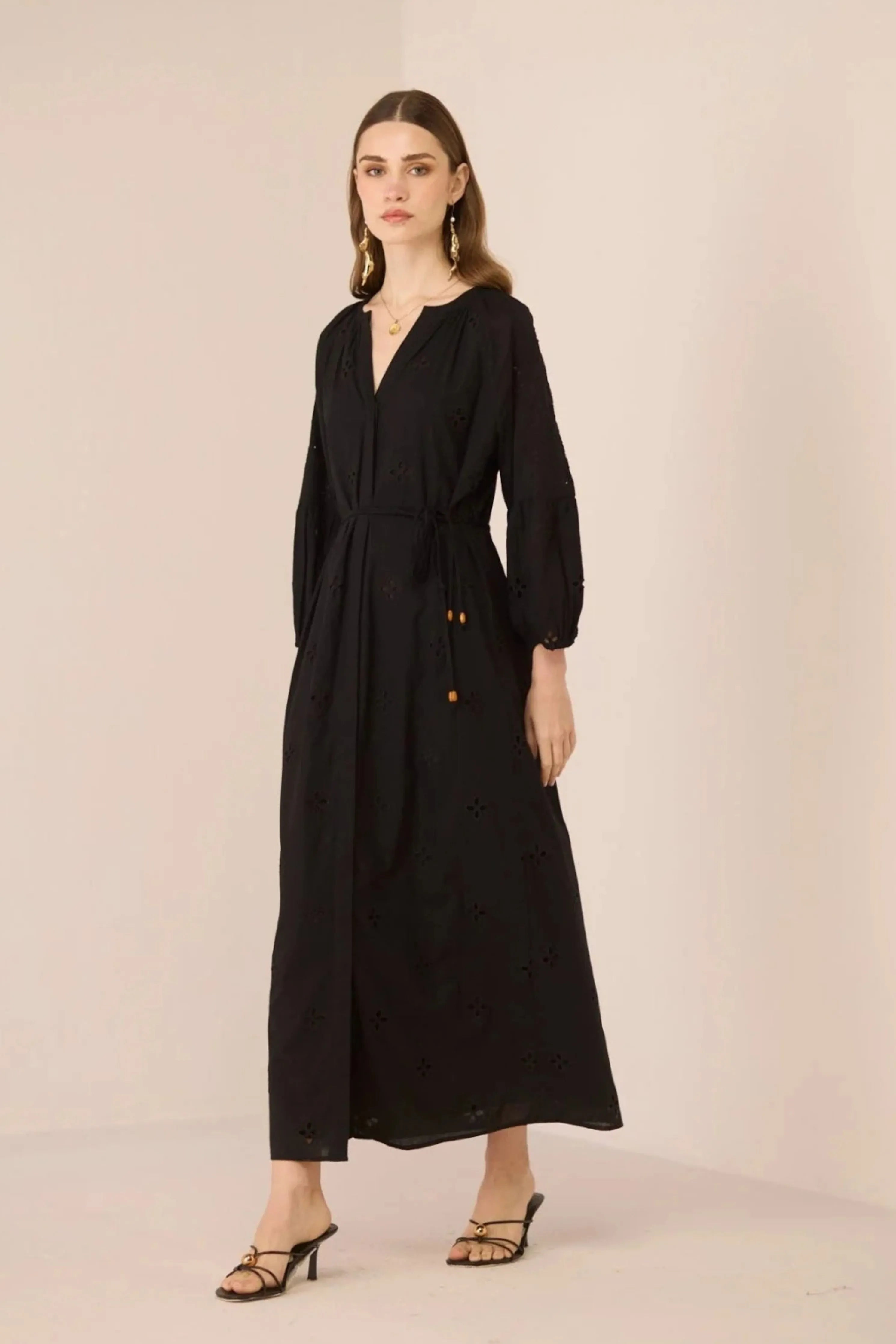 Piper Black Maxi Dress
