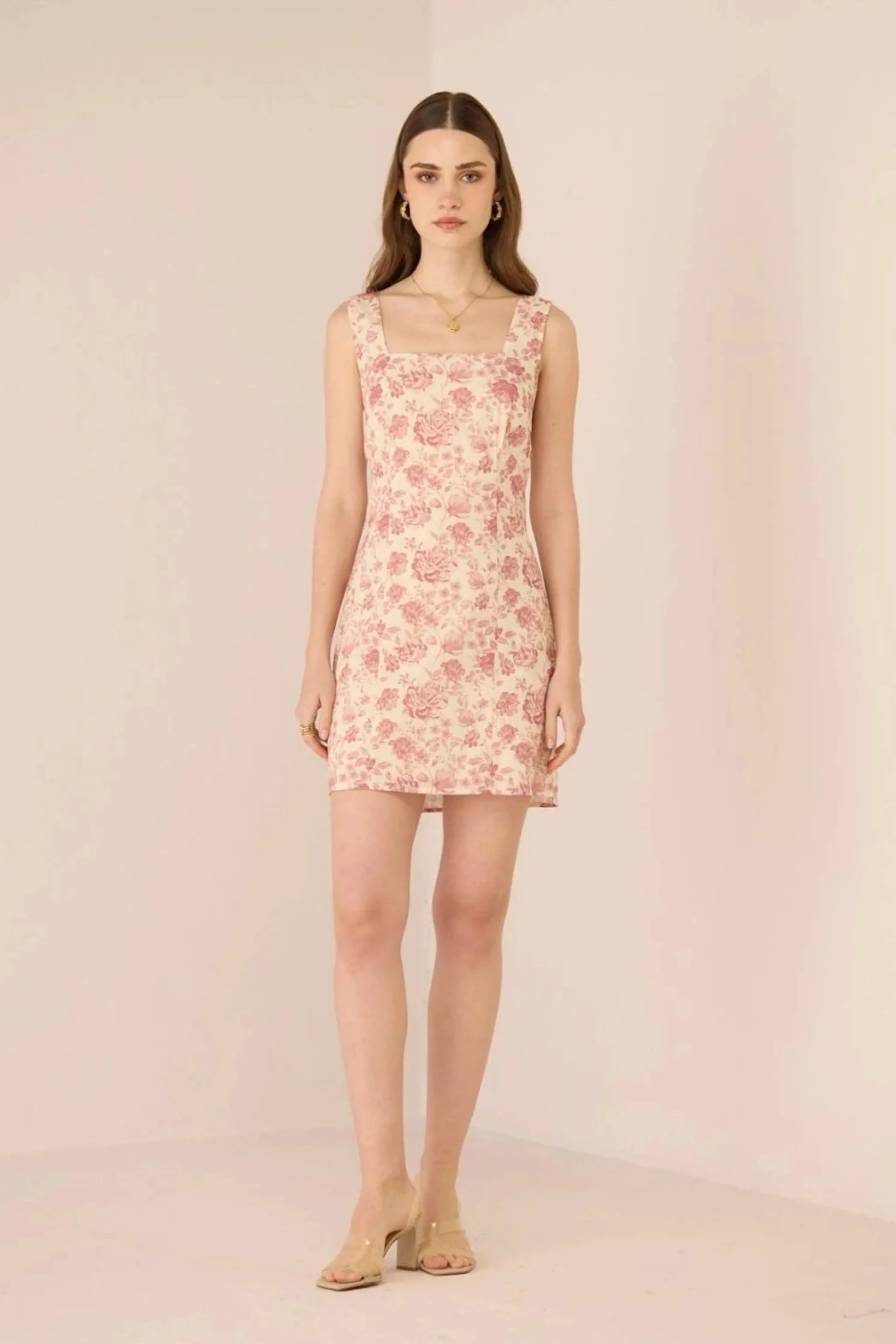 Primrose Rose Mini Dress