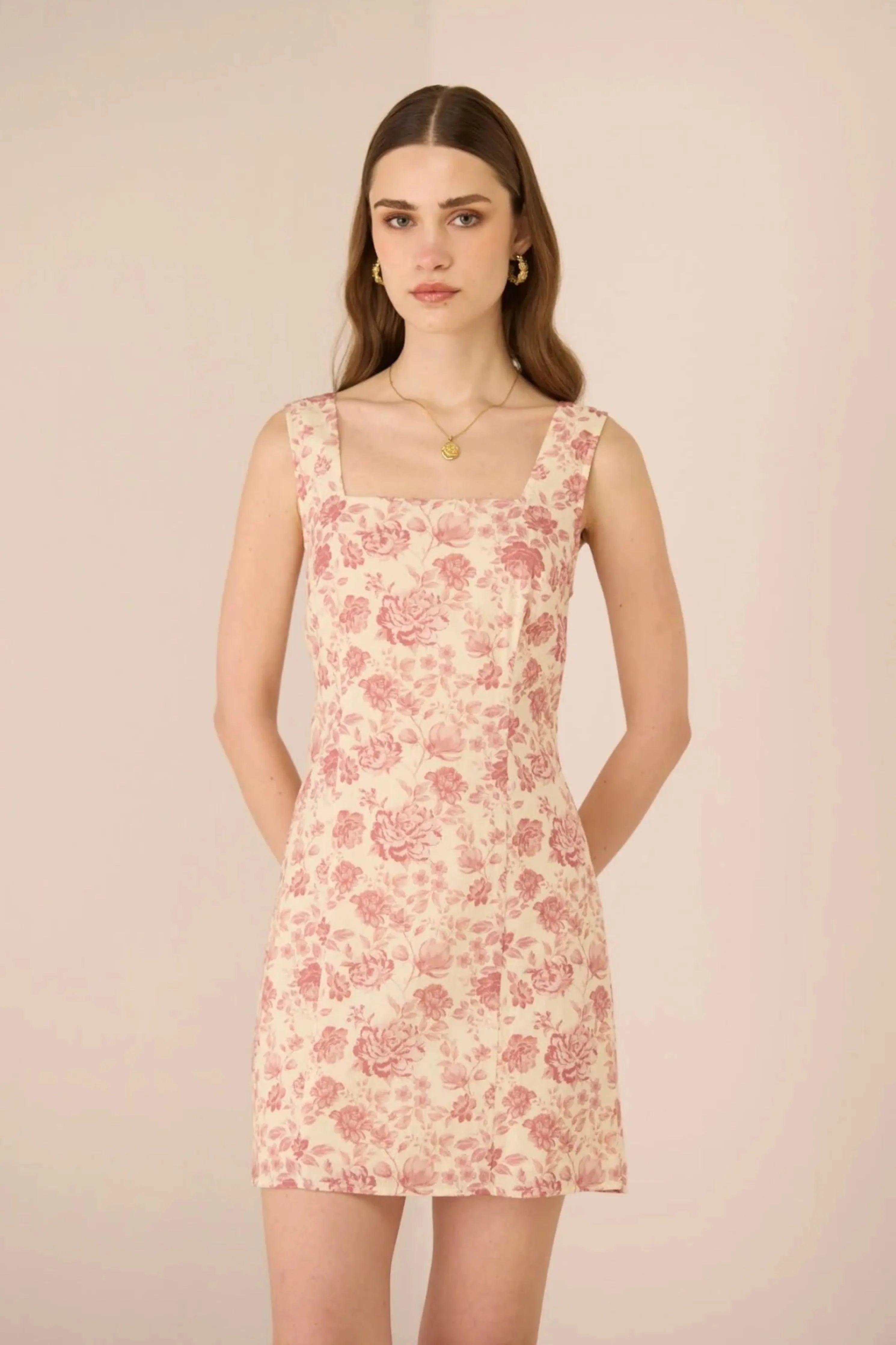 Primrose Rose Mini Dress