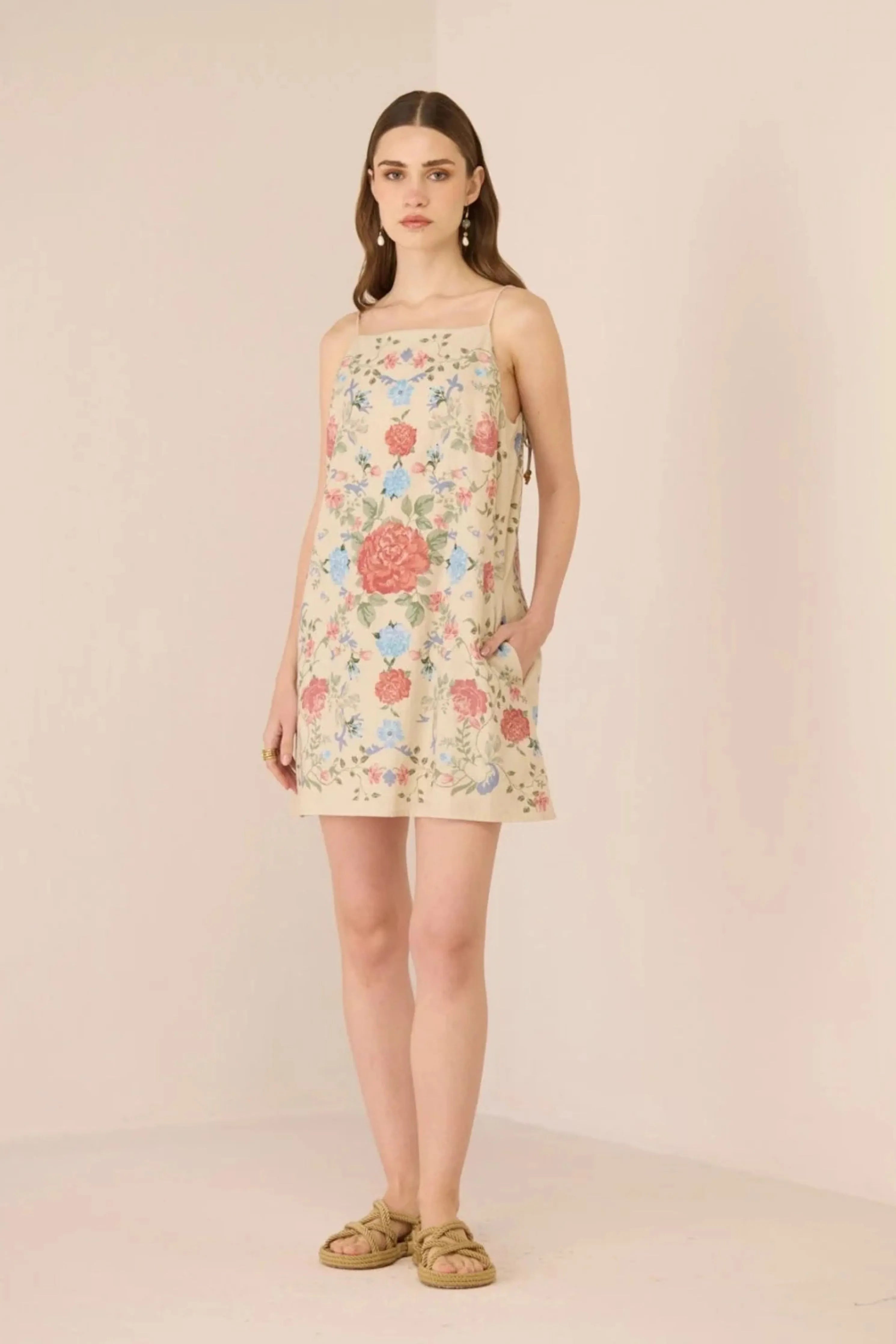 Gili Terra Bloom Mini Dress