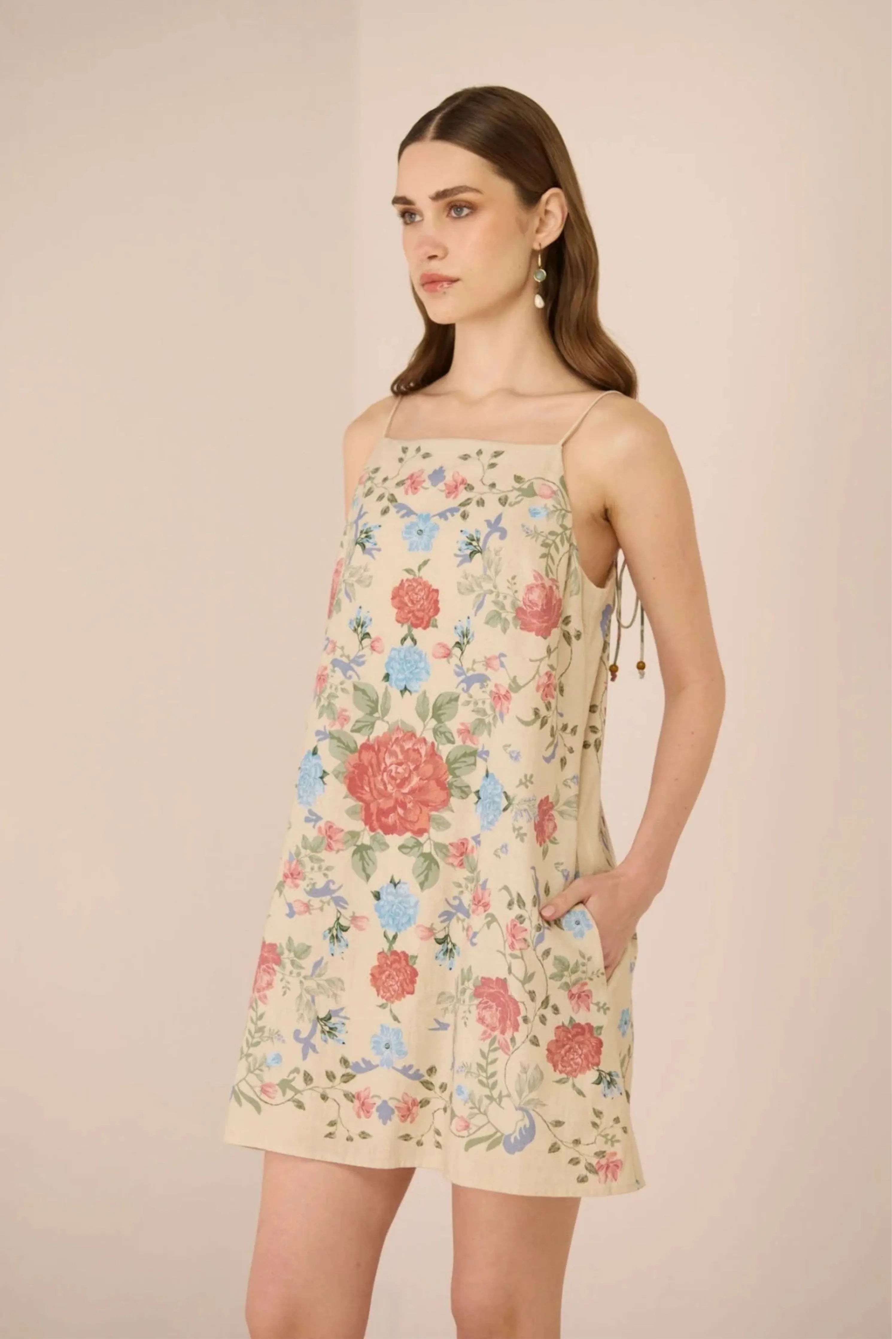 Gili Terra Bloom Mini Dress