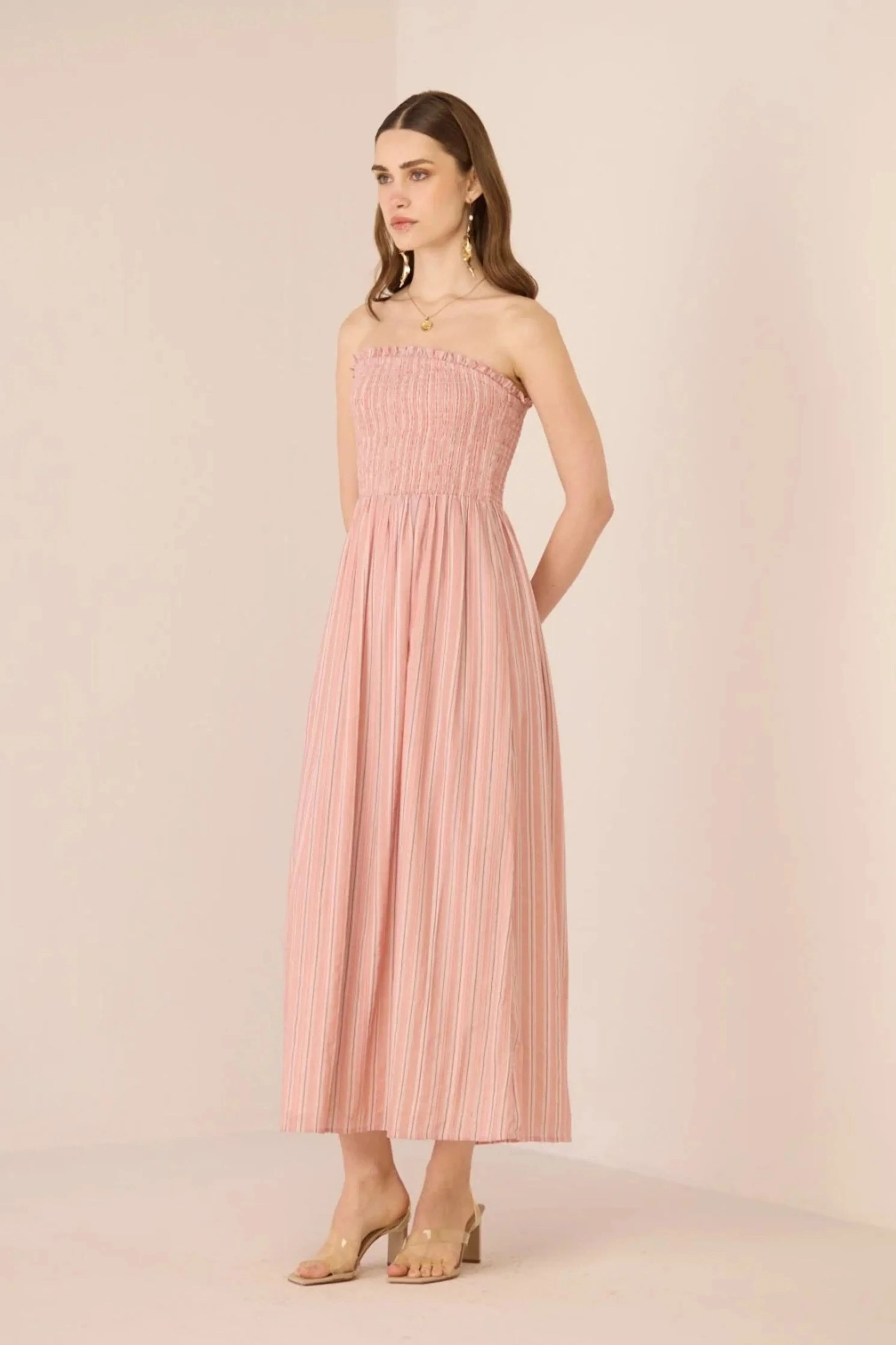 Blake Blush Midi Dress