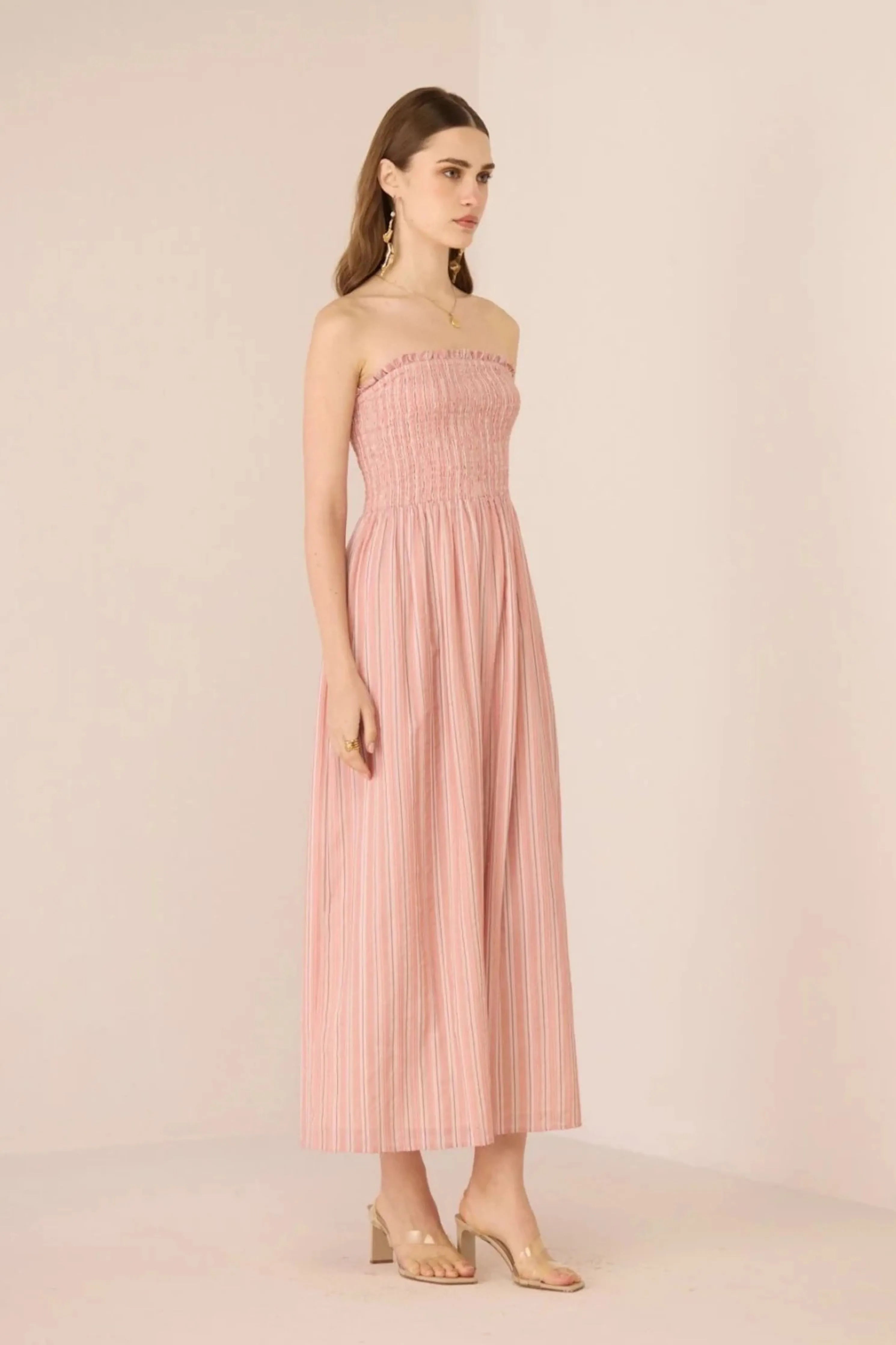 Blake Blush Midi Dress