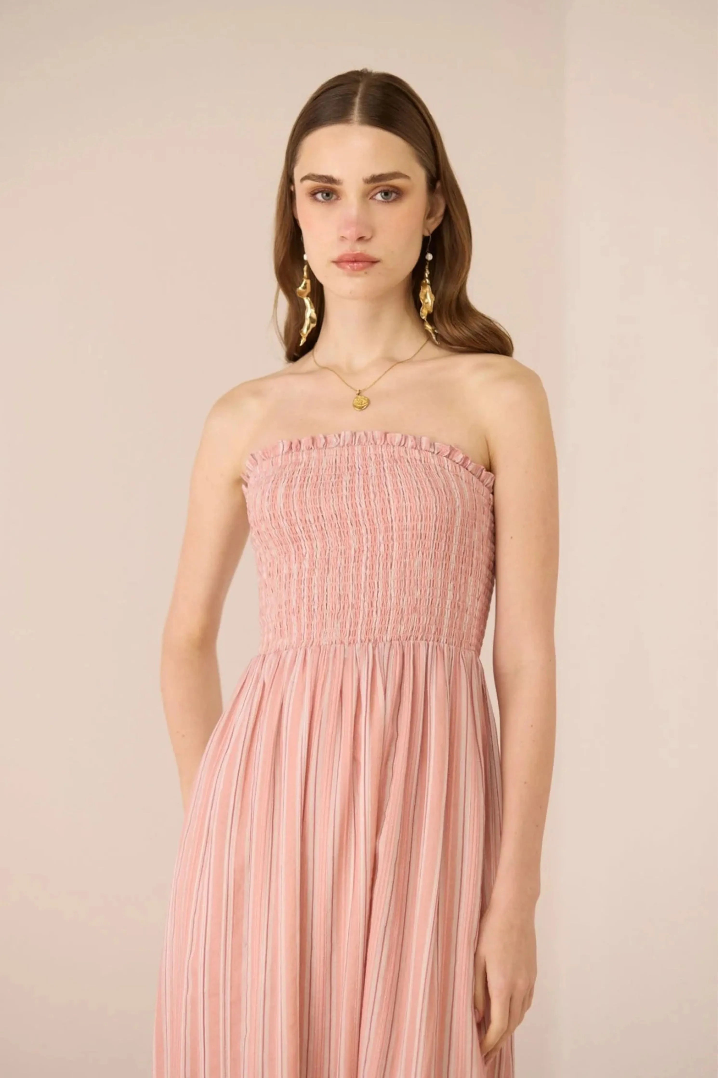 Blake Blush Midi Dress