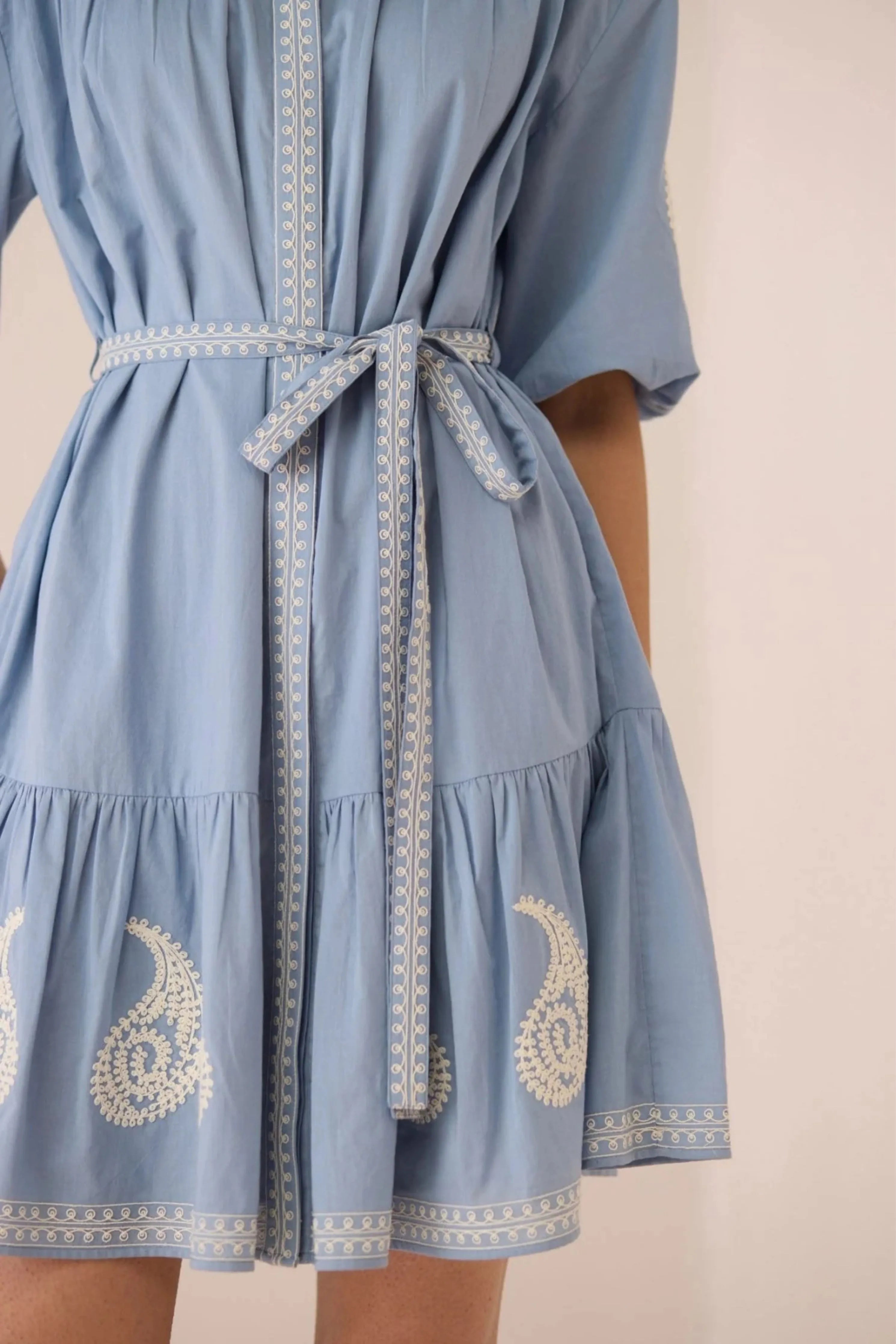 Lizzie Blue Mini Dress