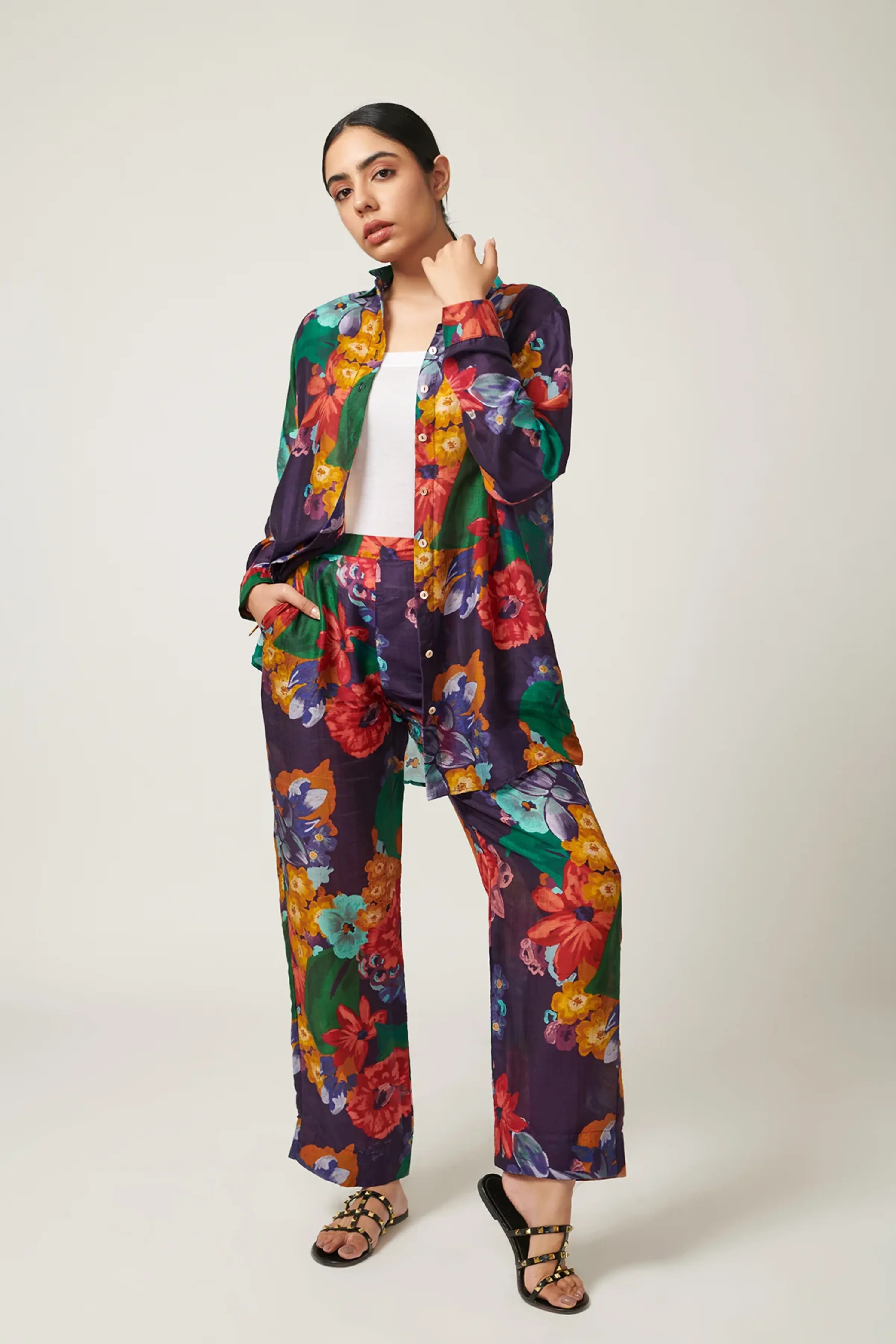 Songs Of Summer Purple Co-ord Set