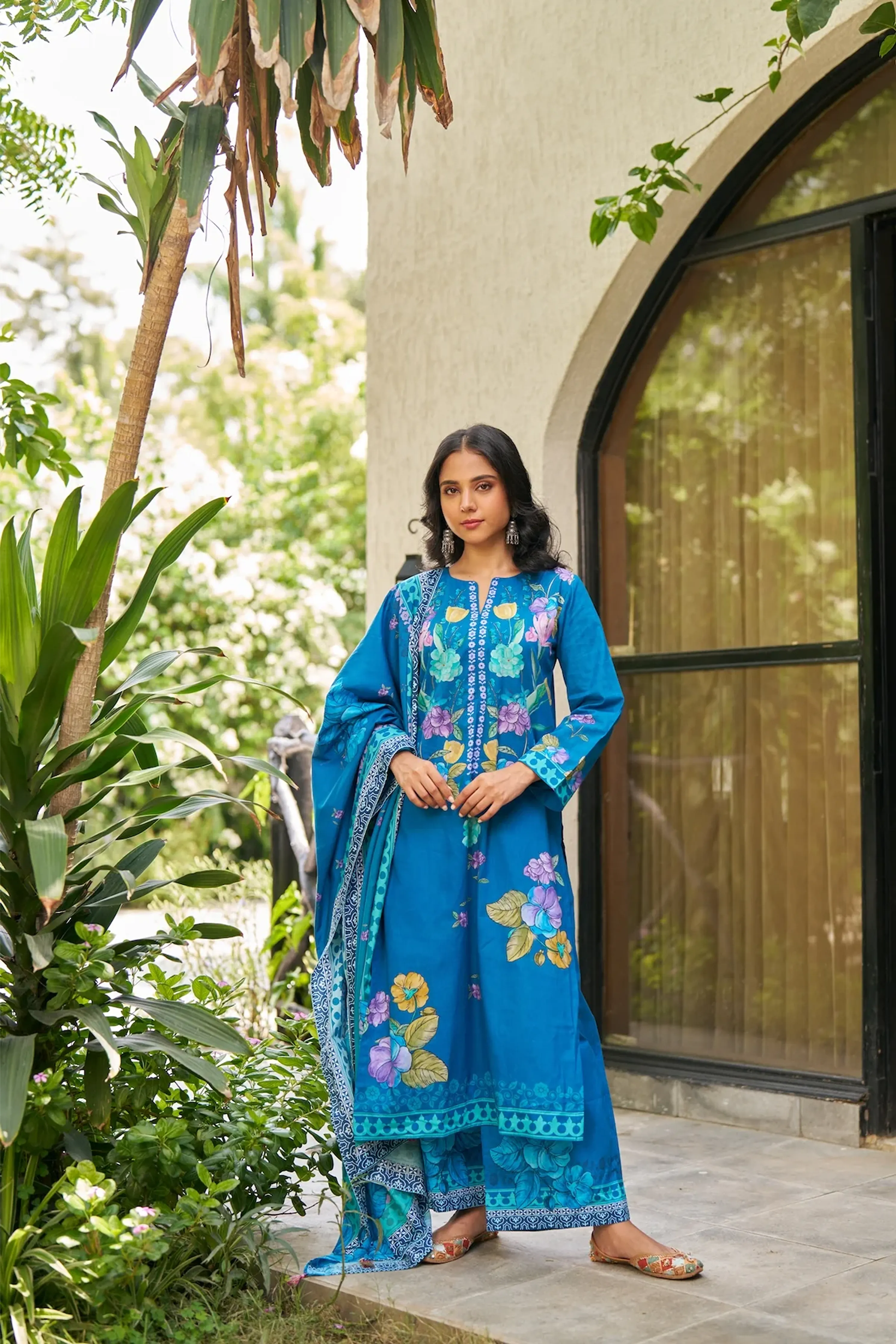 Dhwani Blue Kurta Set