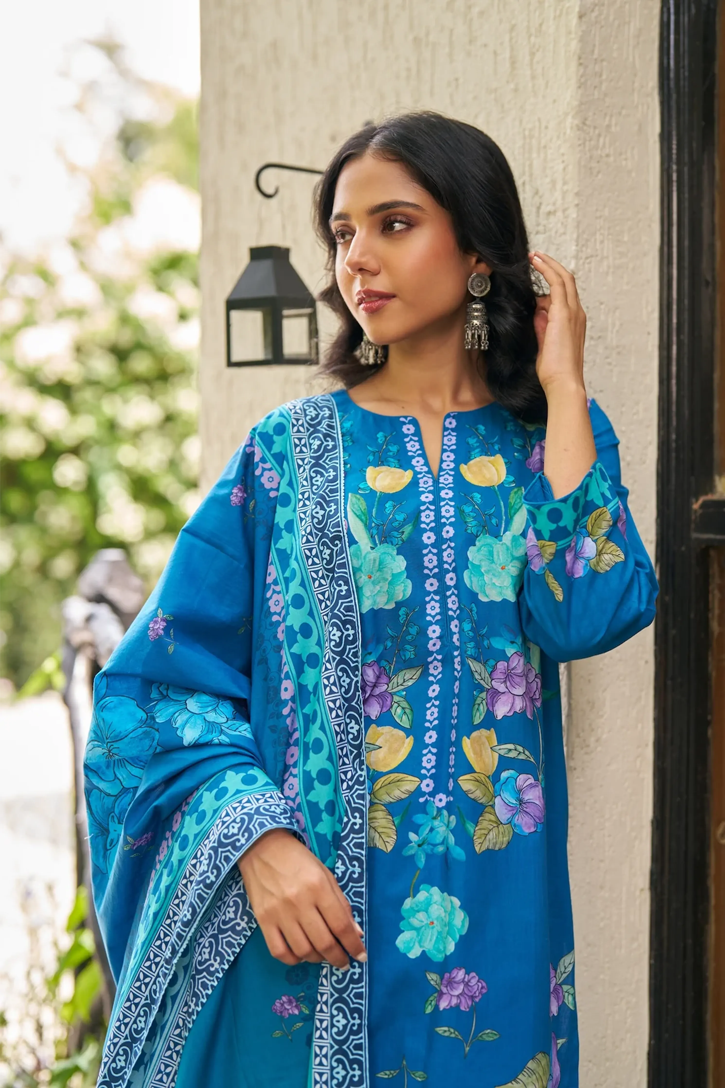 Dhwani Blue Kurta Set