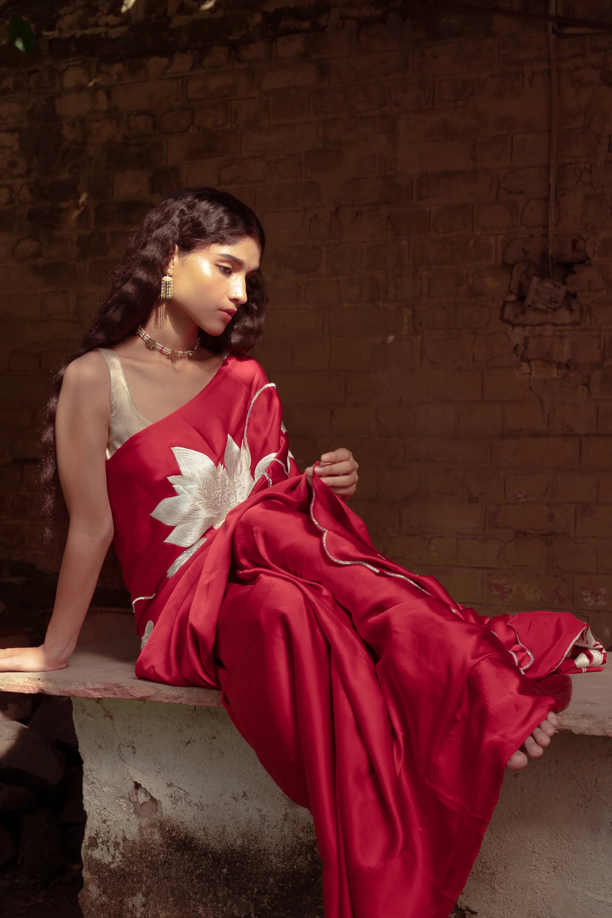 Utpal Silk Satin Saree