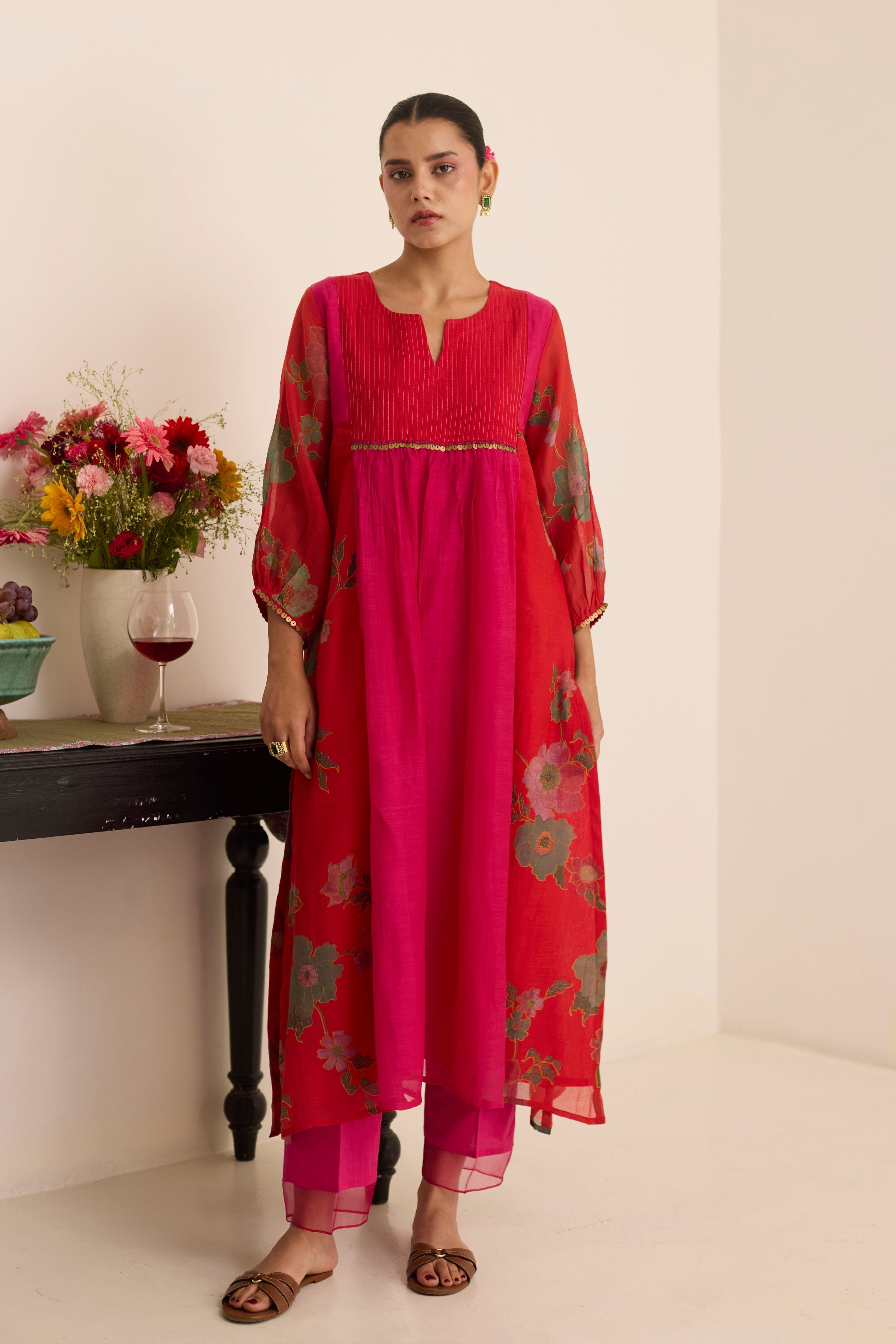 Scarlet Kurta Set