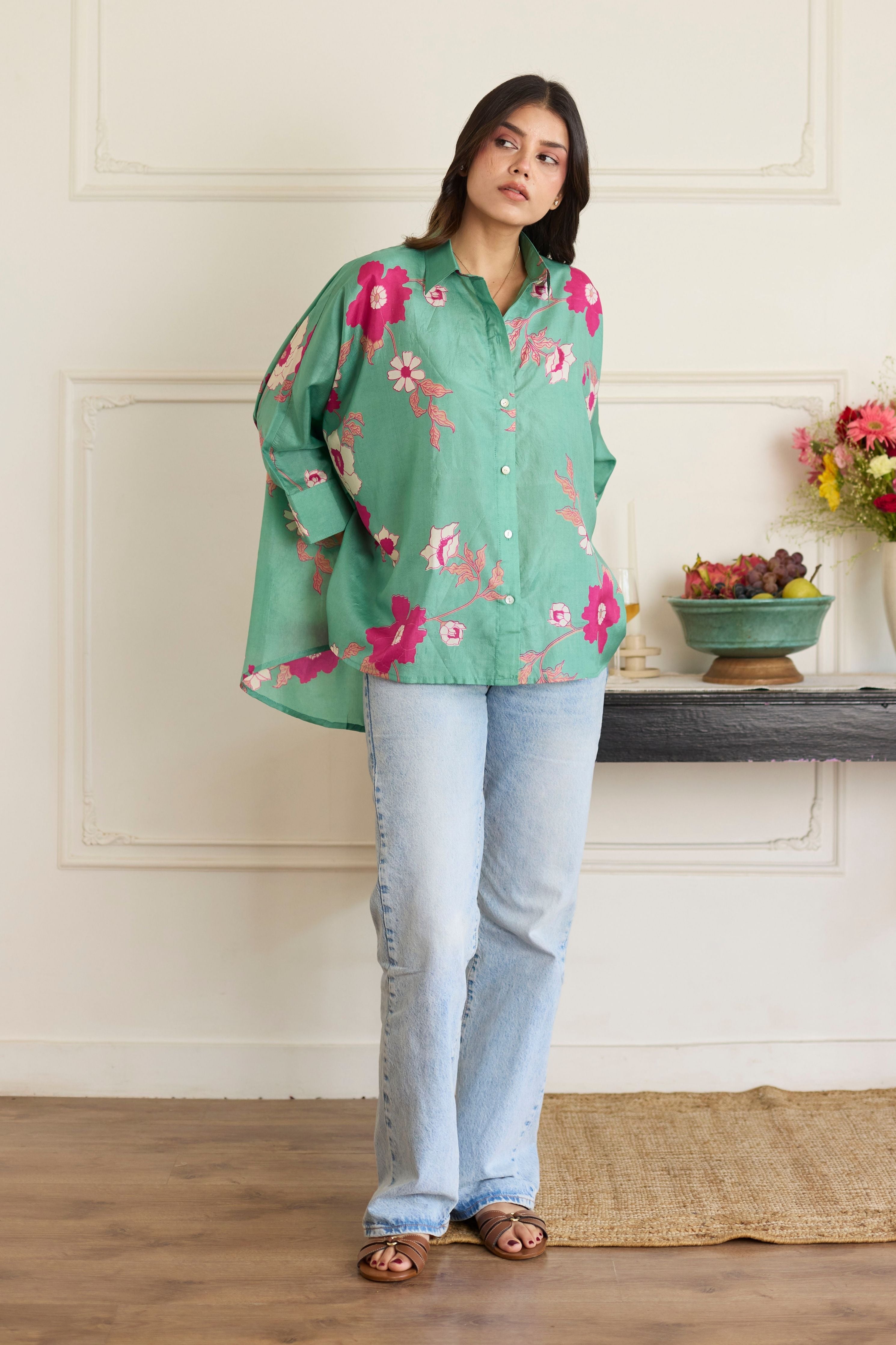 Gia Sea Green Shirt