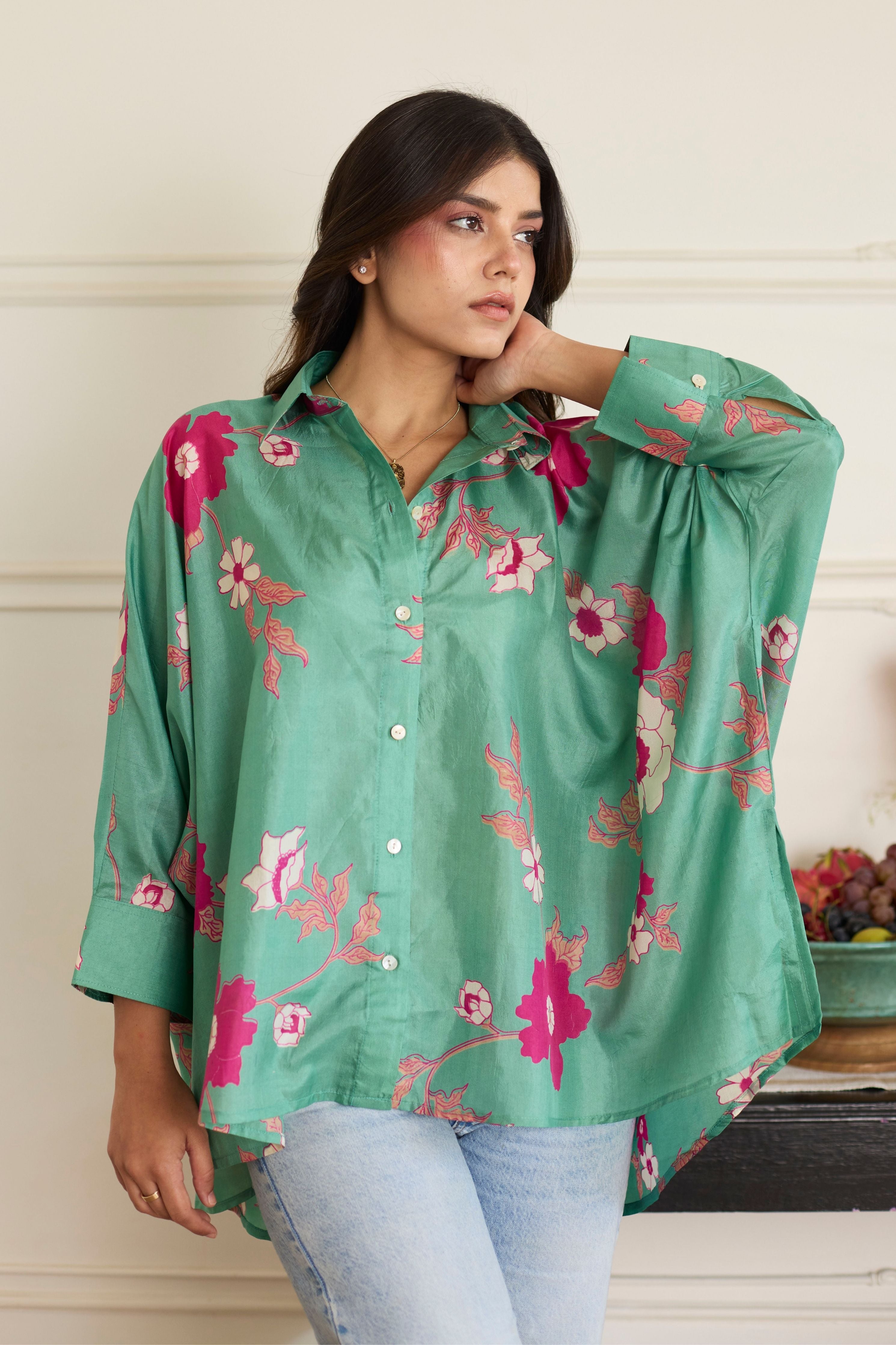 Gia Sea Green Shirt