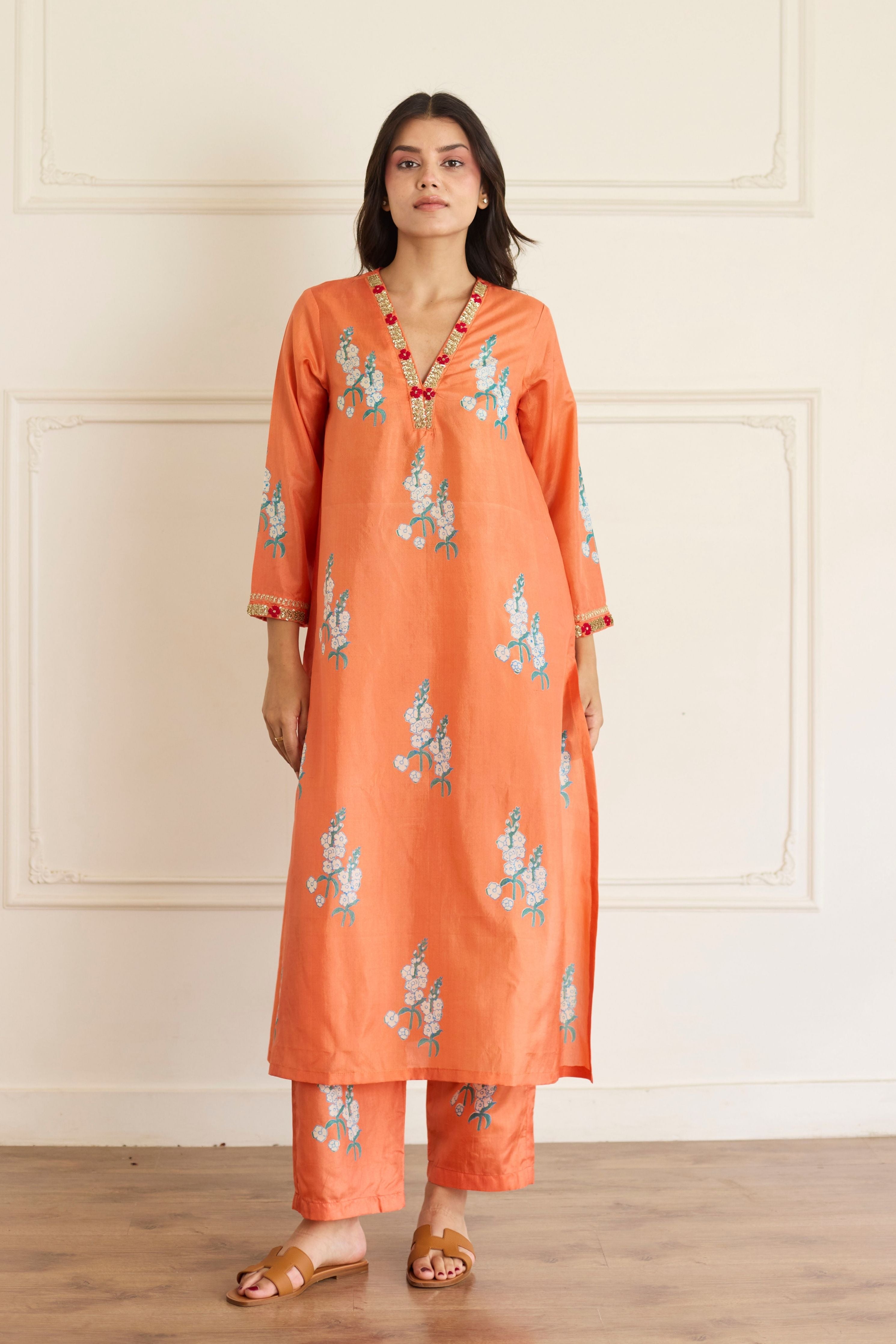 Amber Silk Co-Ord Set