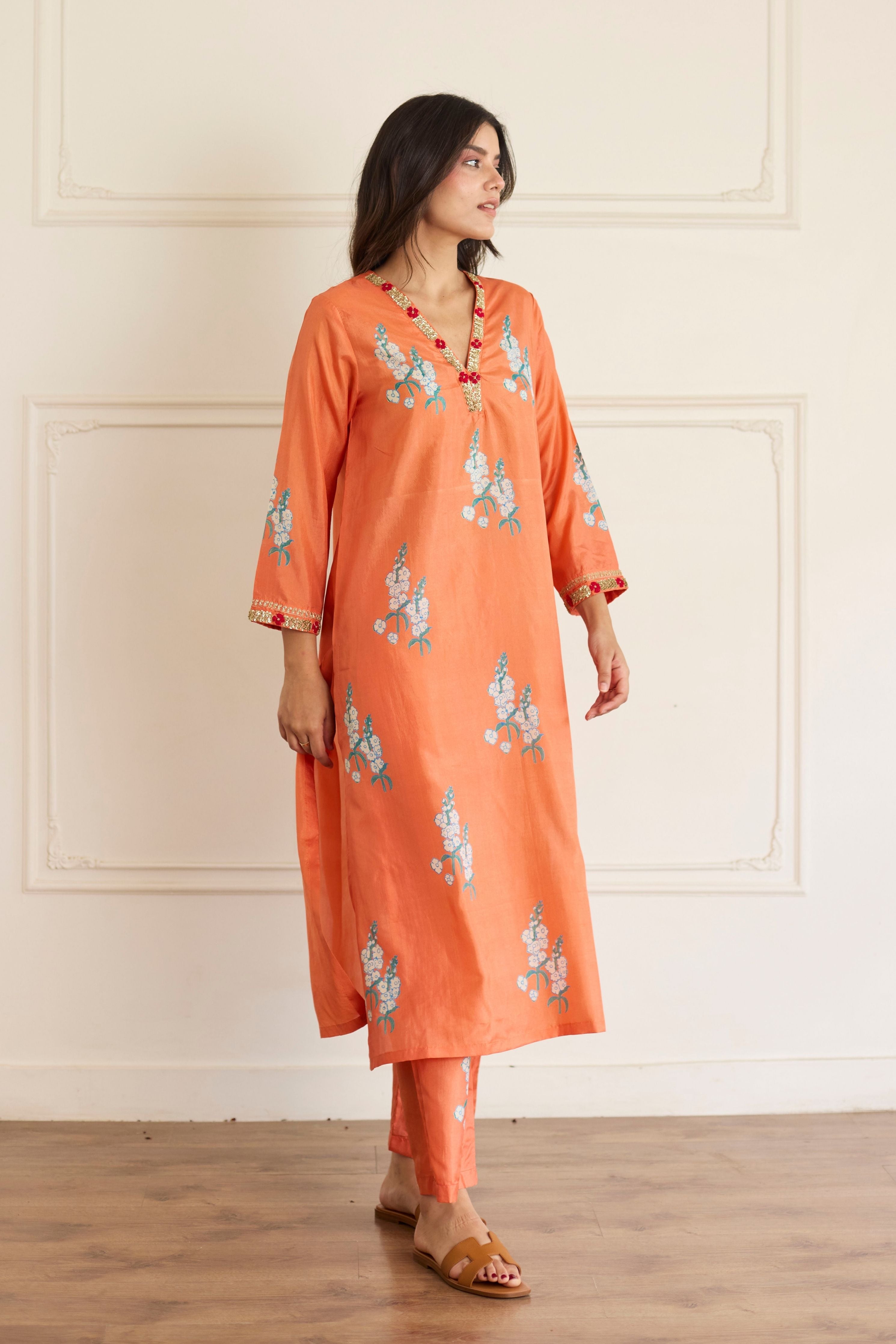 Amber Silk Co-Ord Set