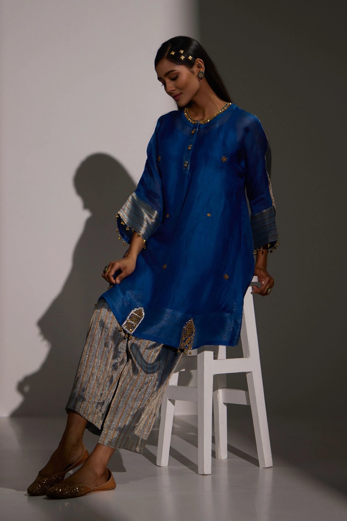 JHAROKHA SET - BLUE