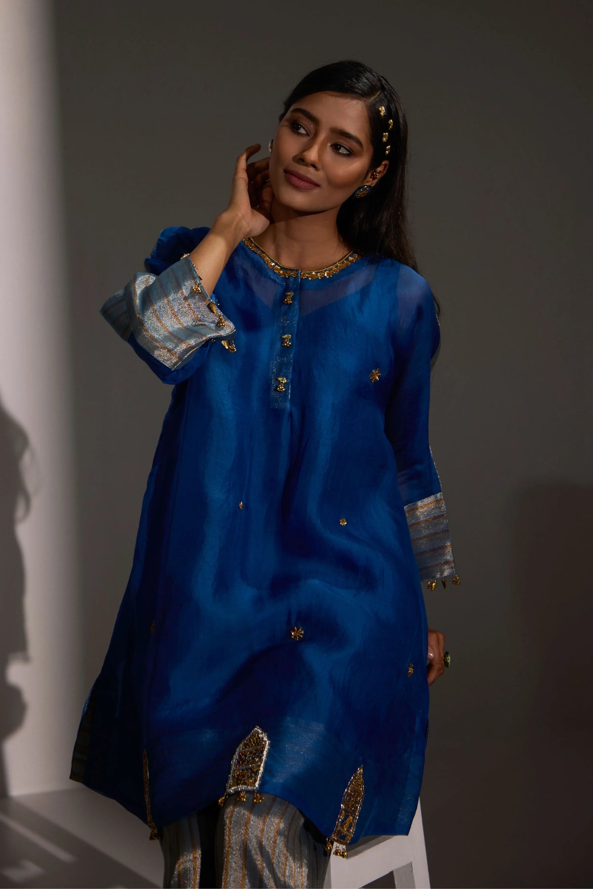 JHAROKHA SET - BLUE