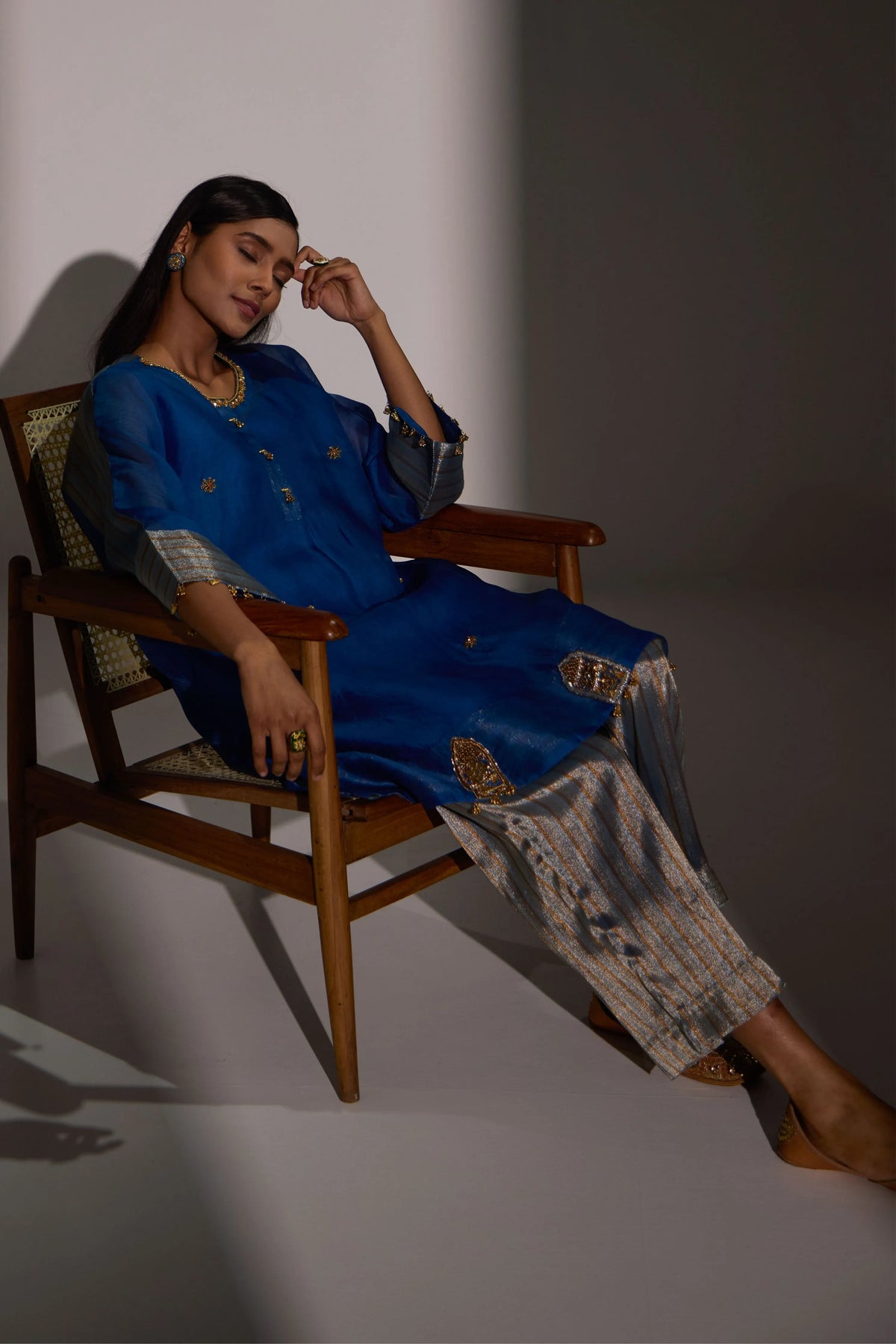 JHAROKHA SET - BLUE