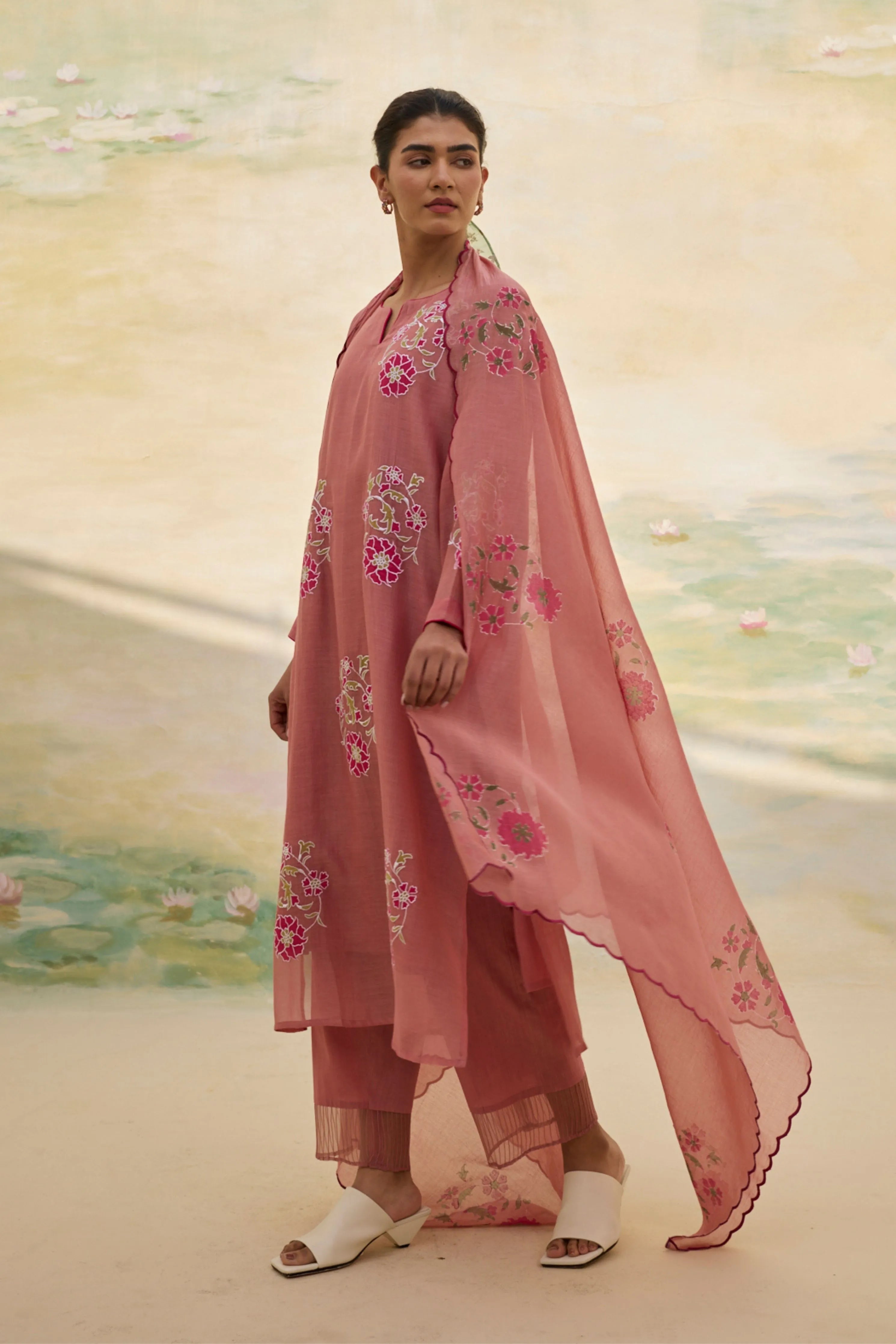 Rose Kurta Set