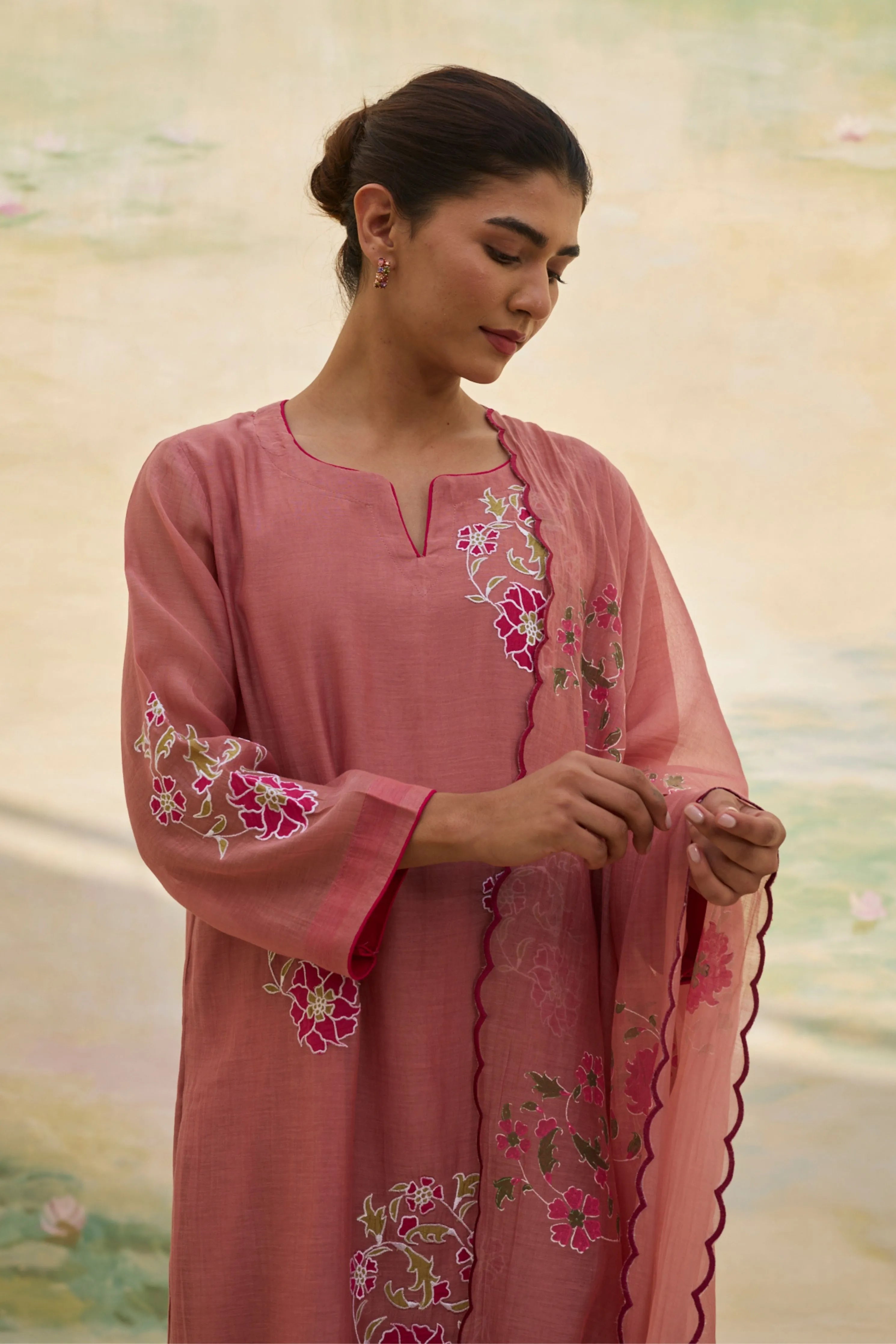 Rose Kurta Set