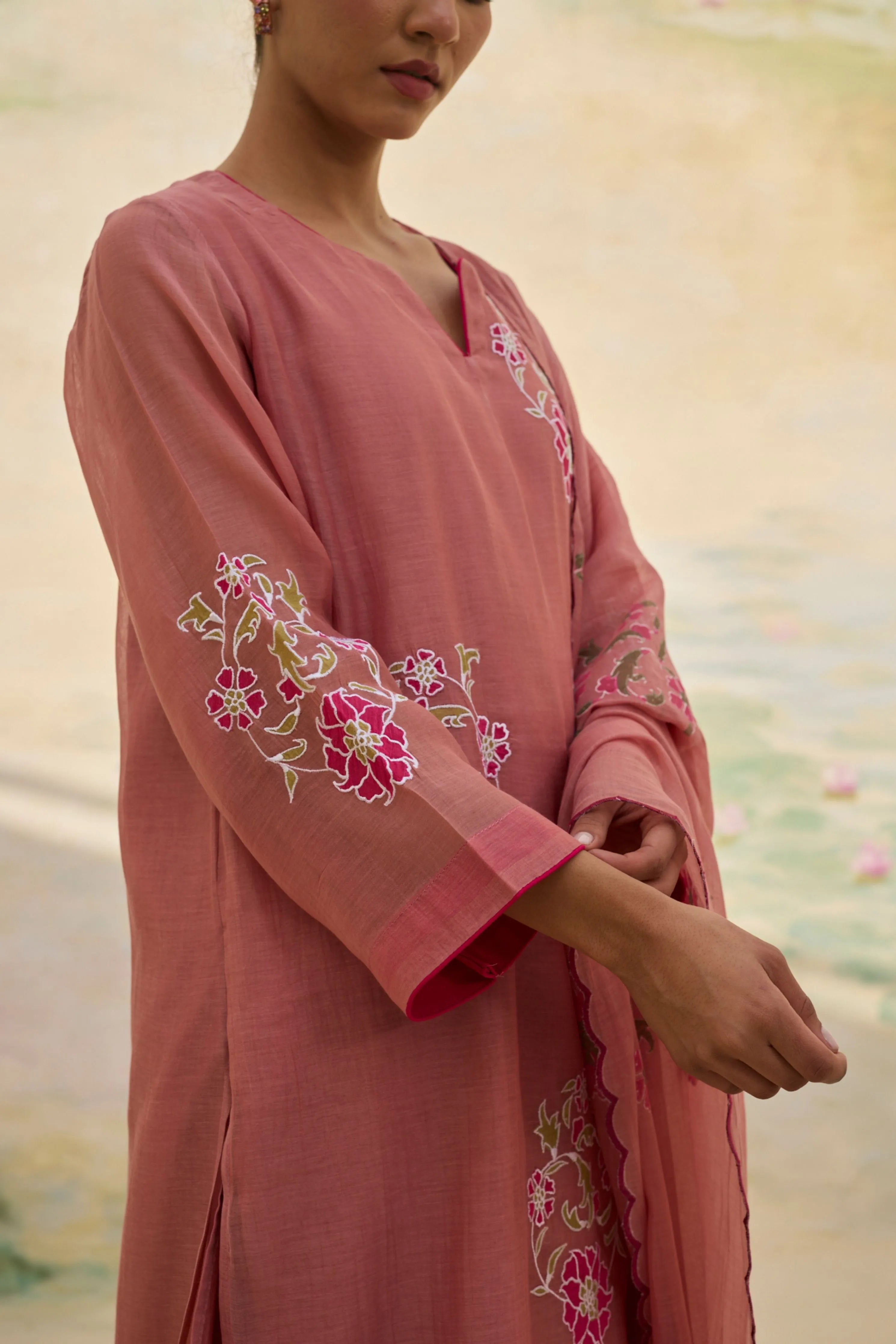 Rose Kurta Set
