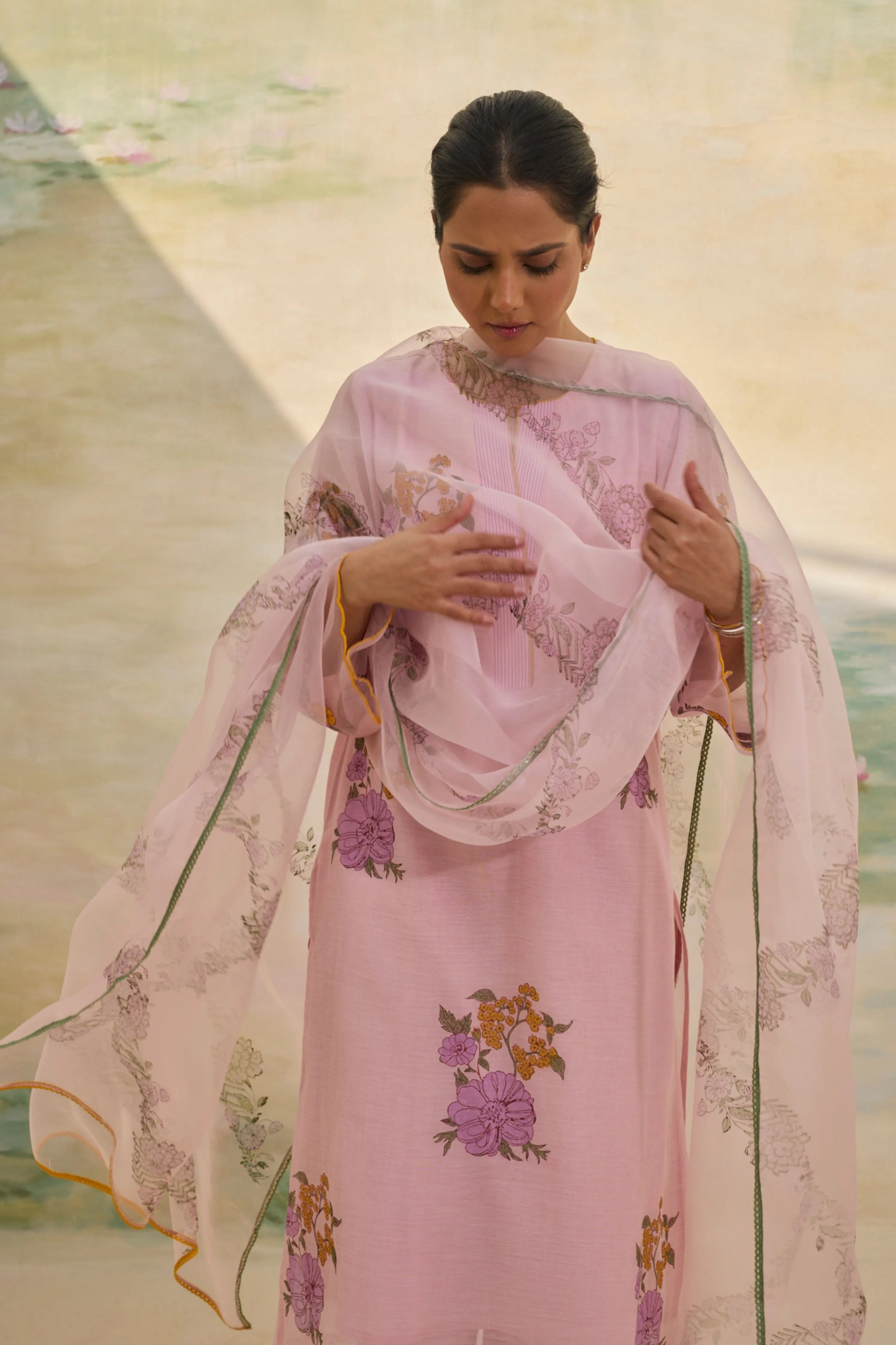 Charm Violet Kurta Set