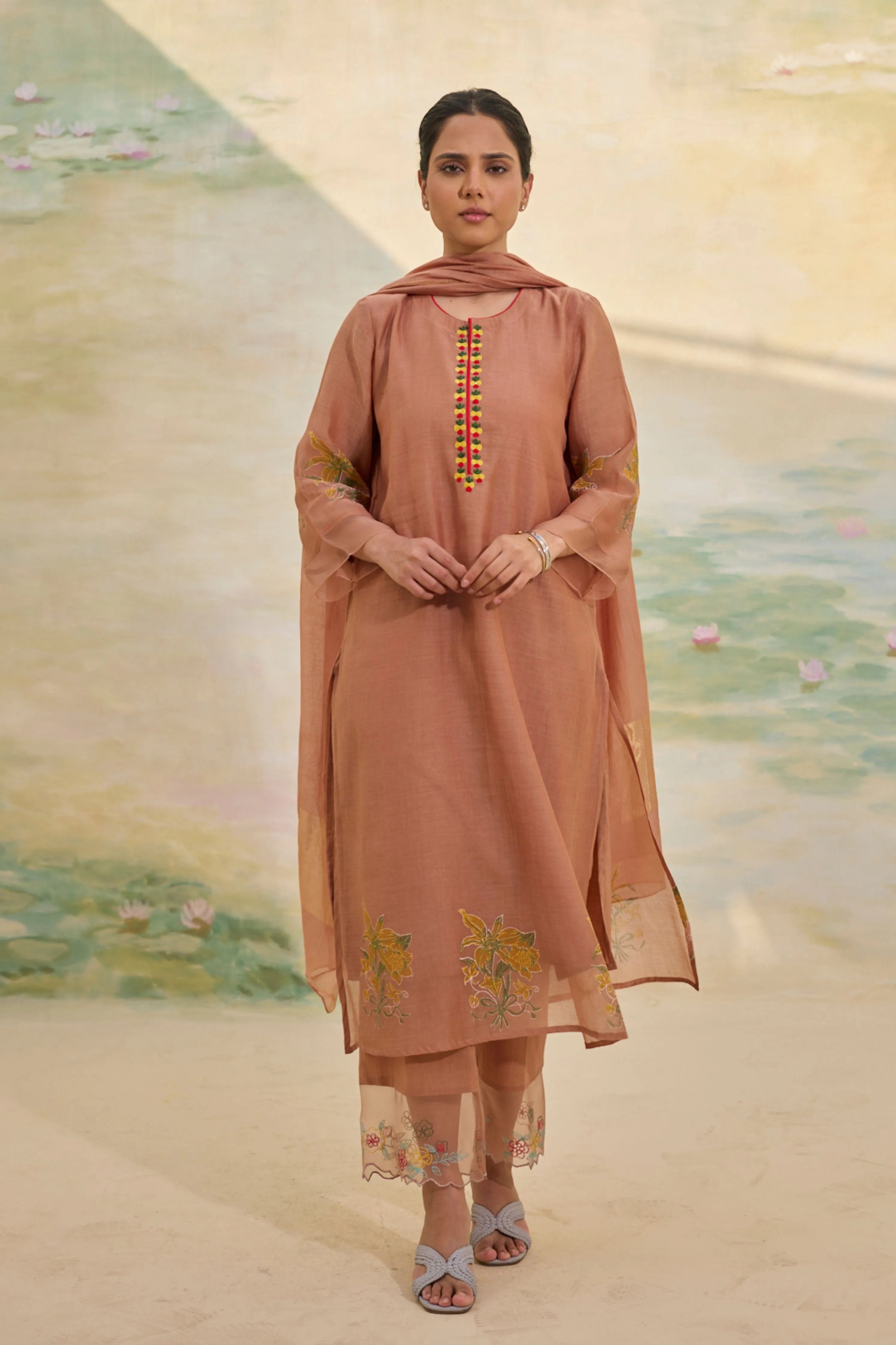 Fawn Kurta Set