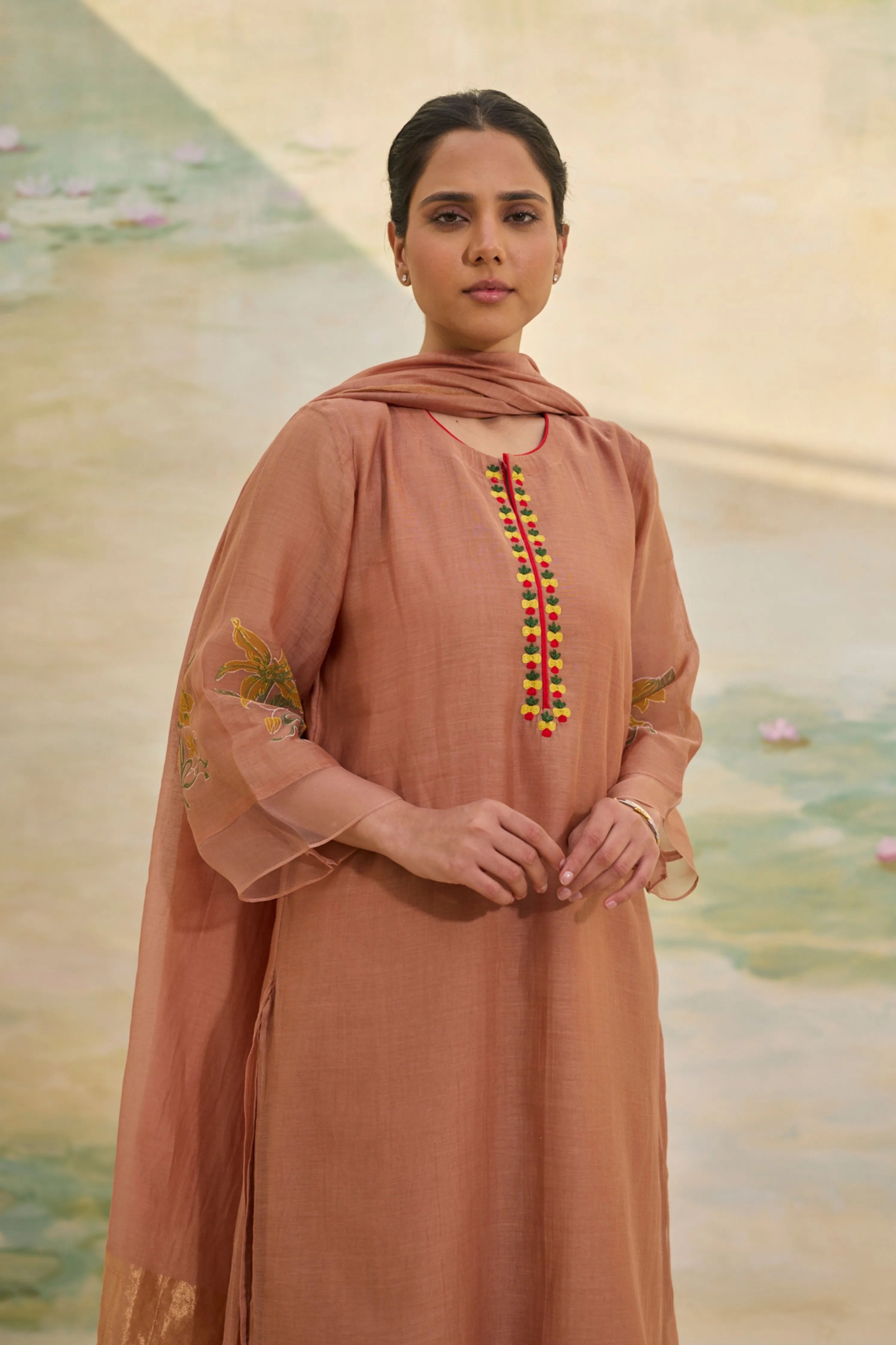 Fawn Kurta Set