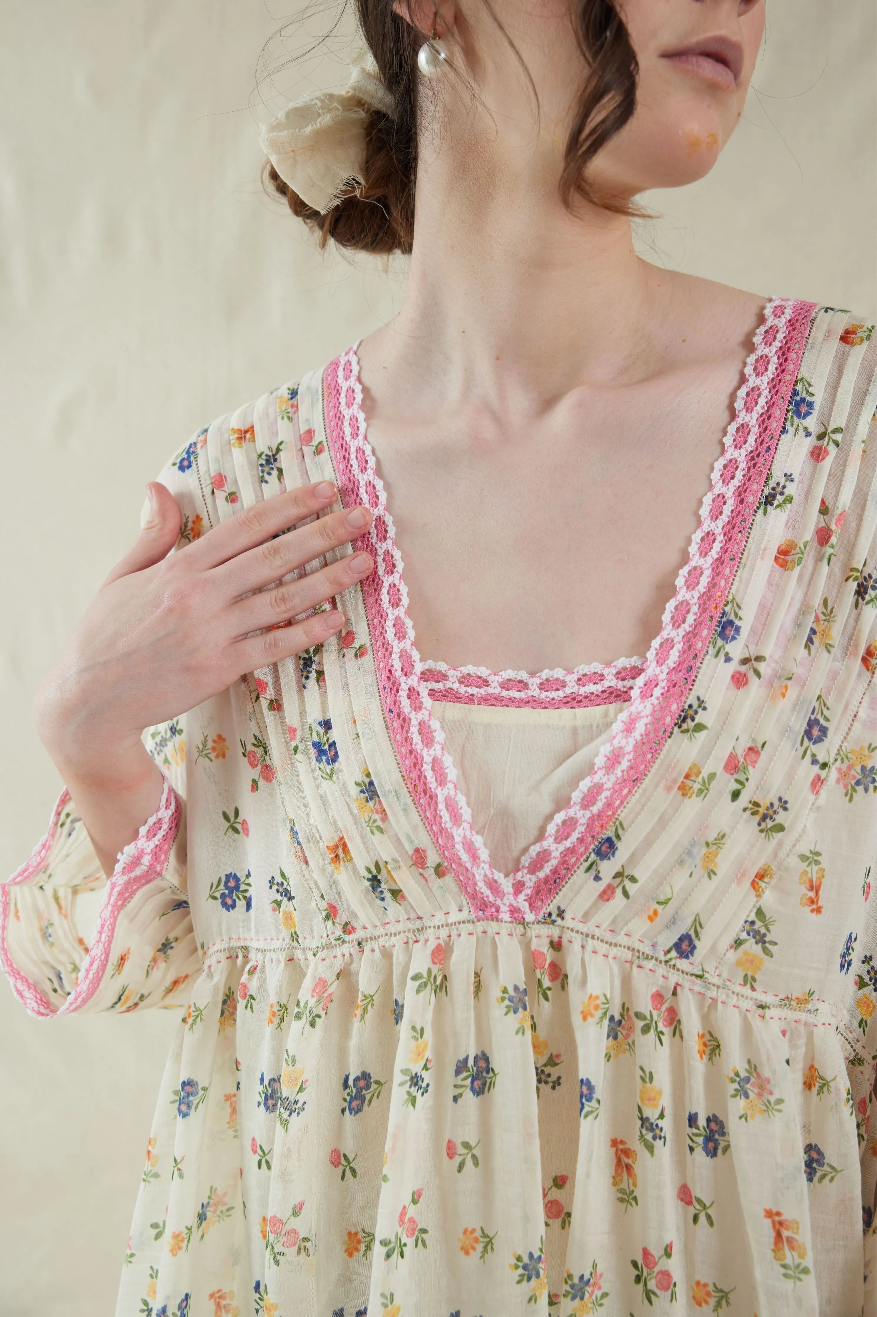 Hand Woven Cotton Silk Dress