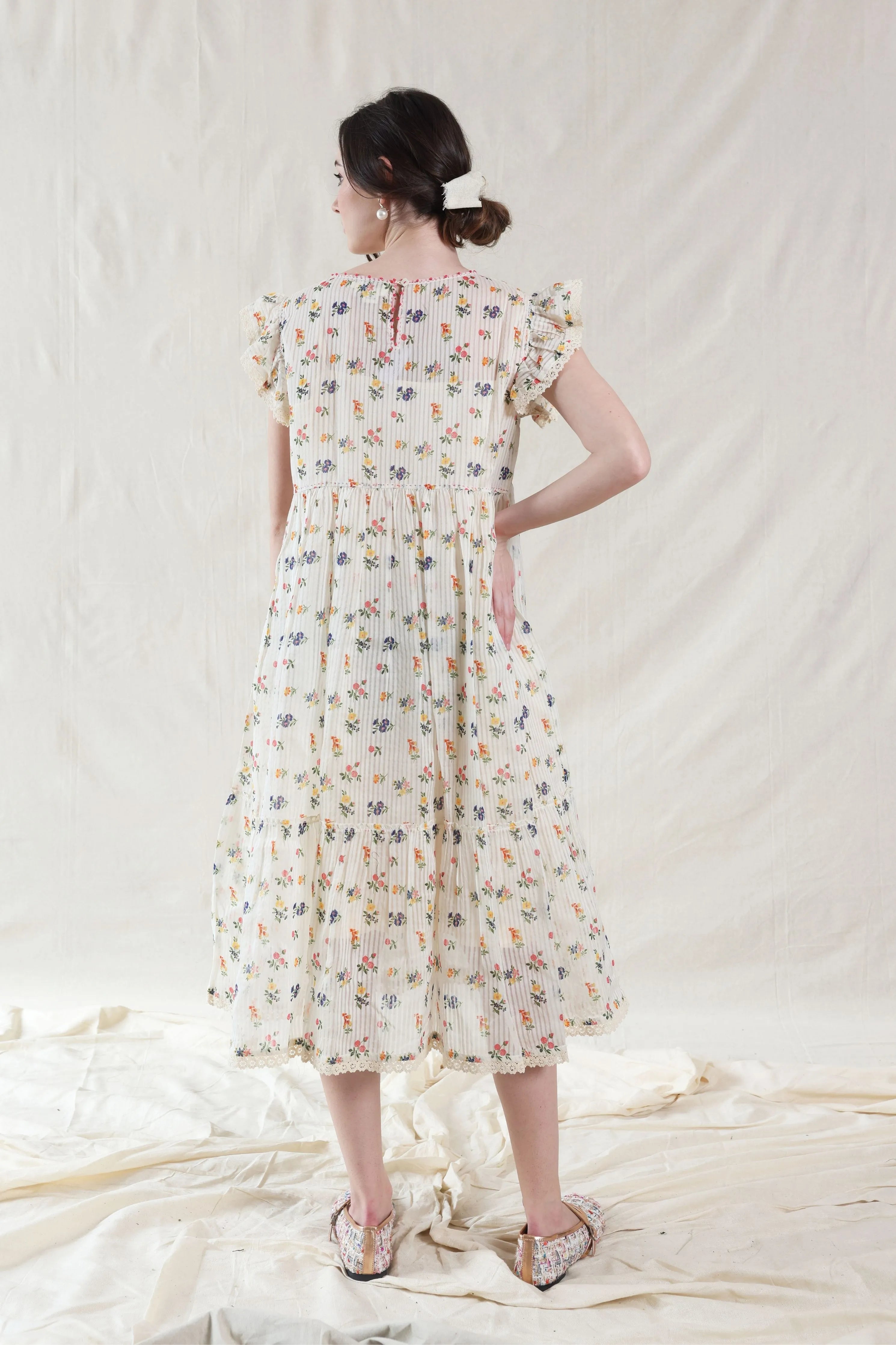 Hand Woven Cotton Silk Dress