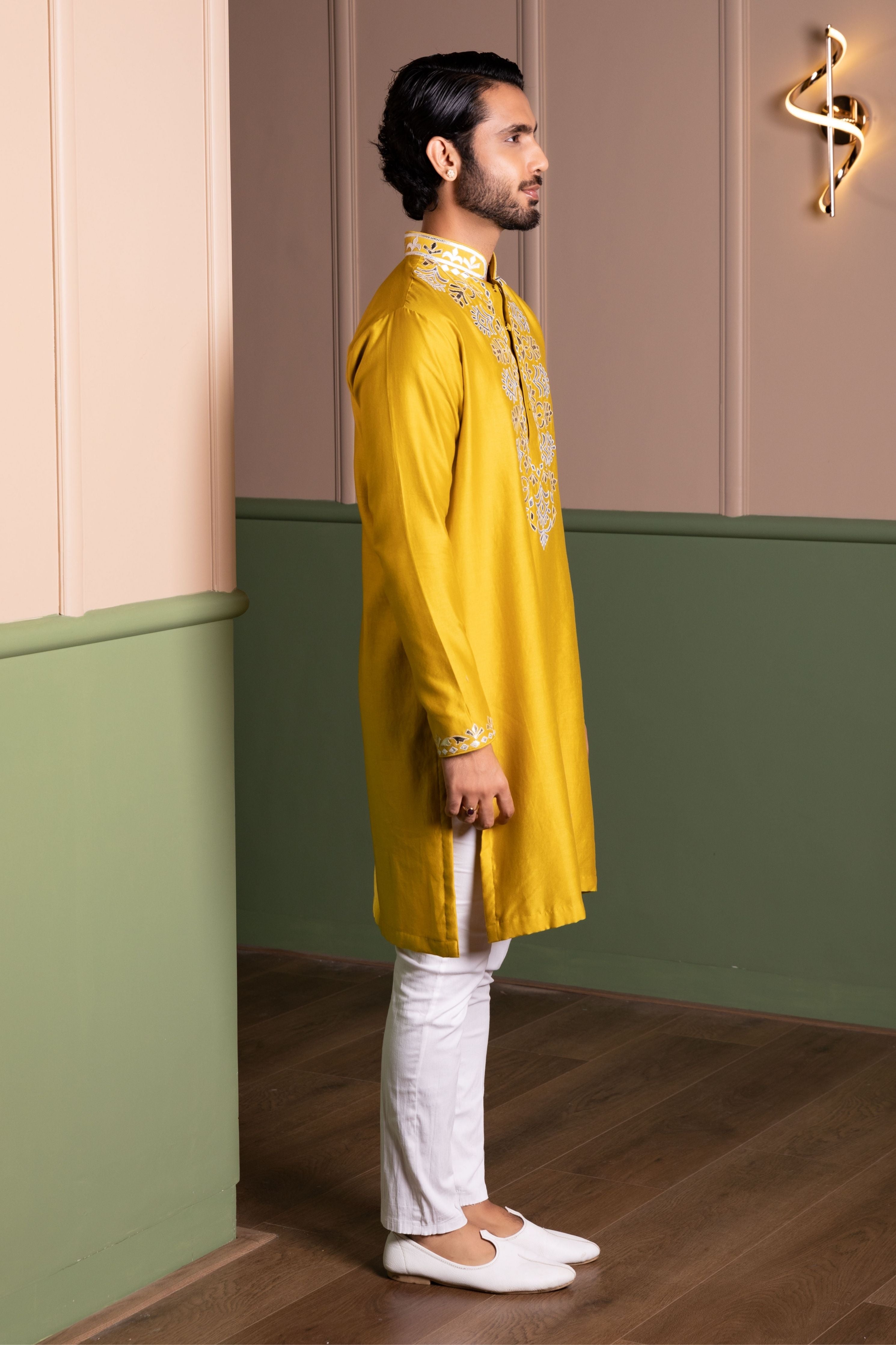 Old Leather Kurta Set