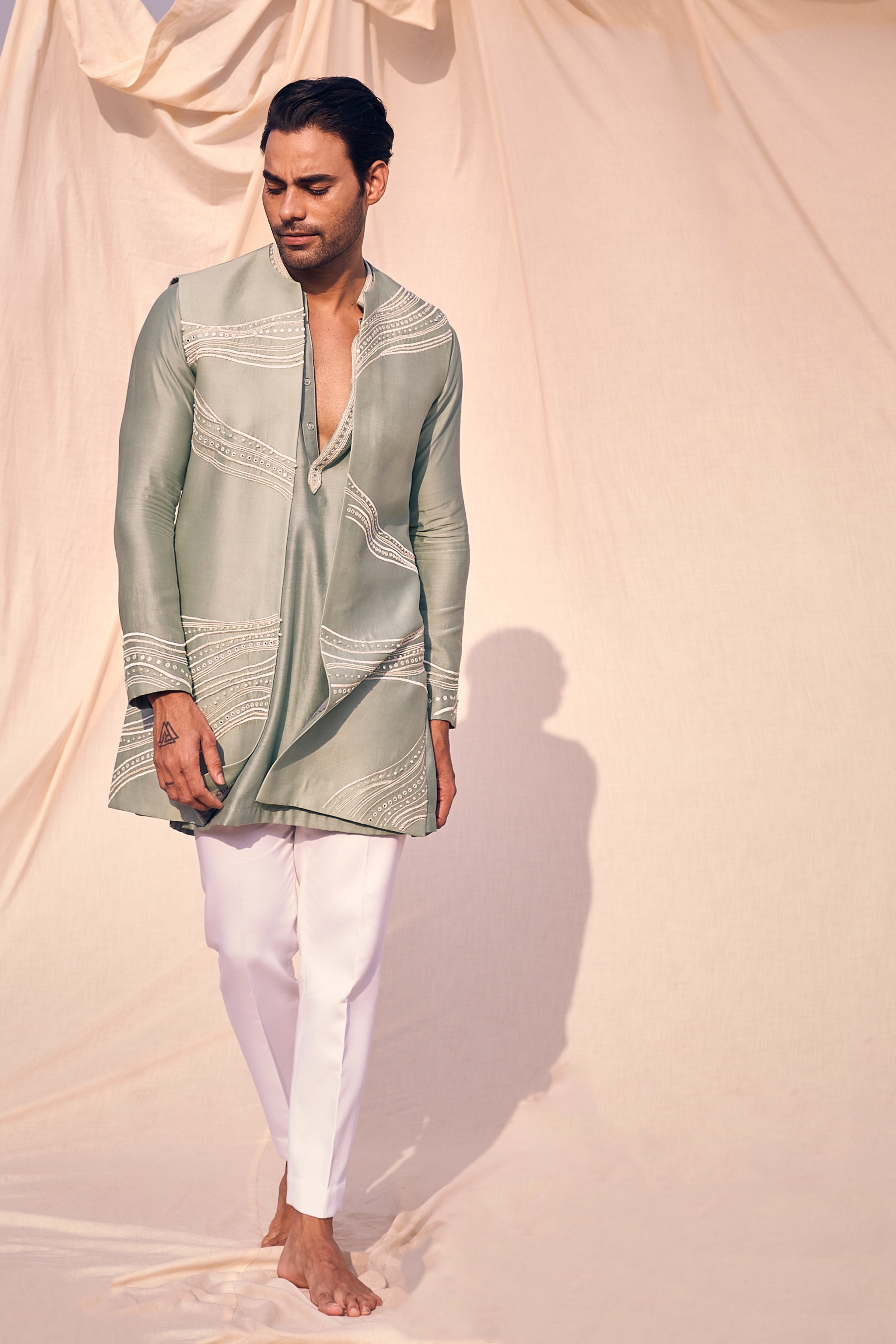 Green Open Bundi Set