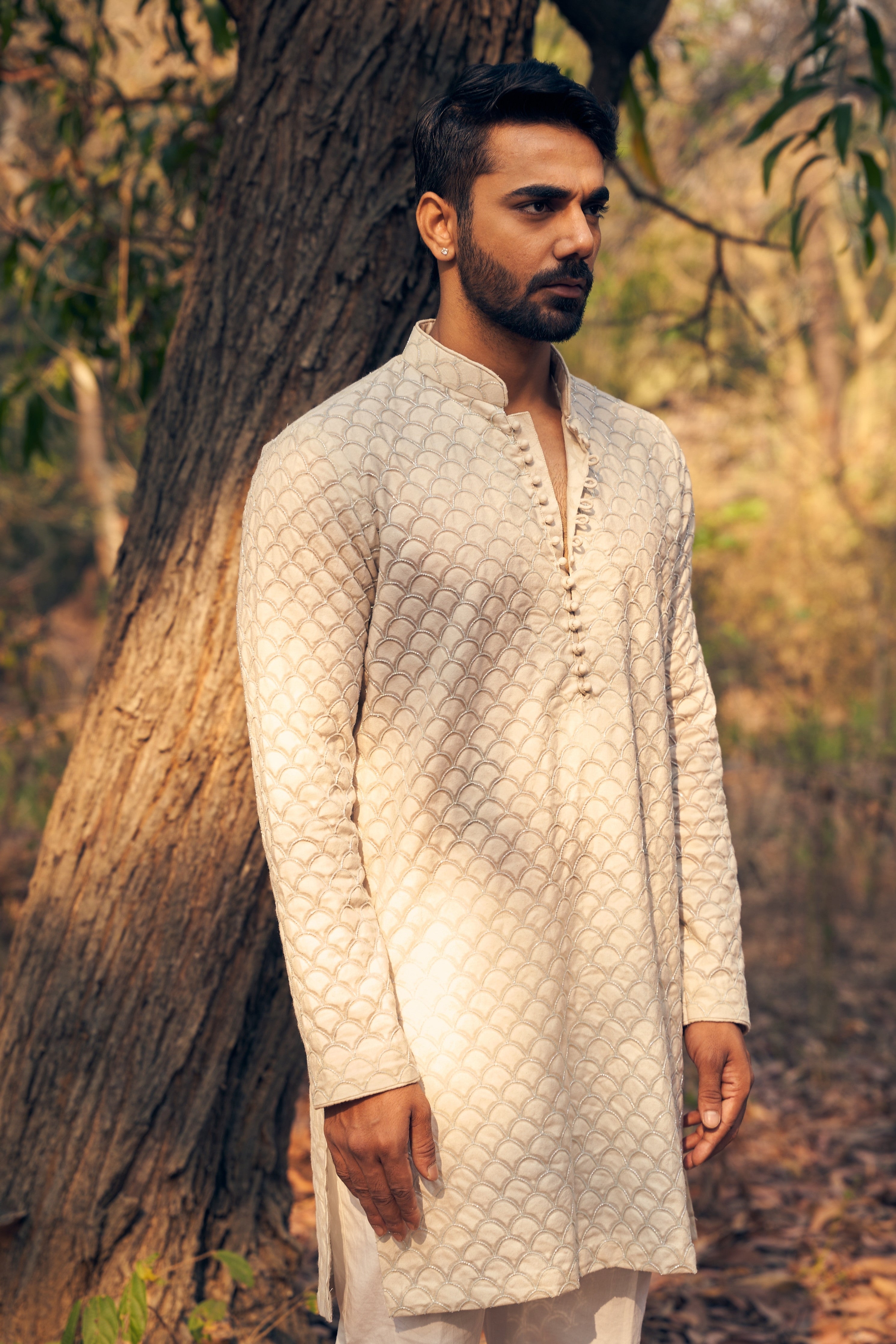 Scallop Kurta Set